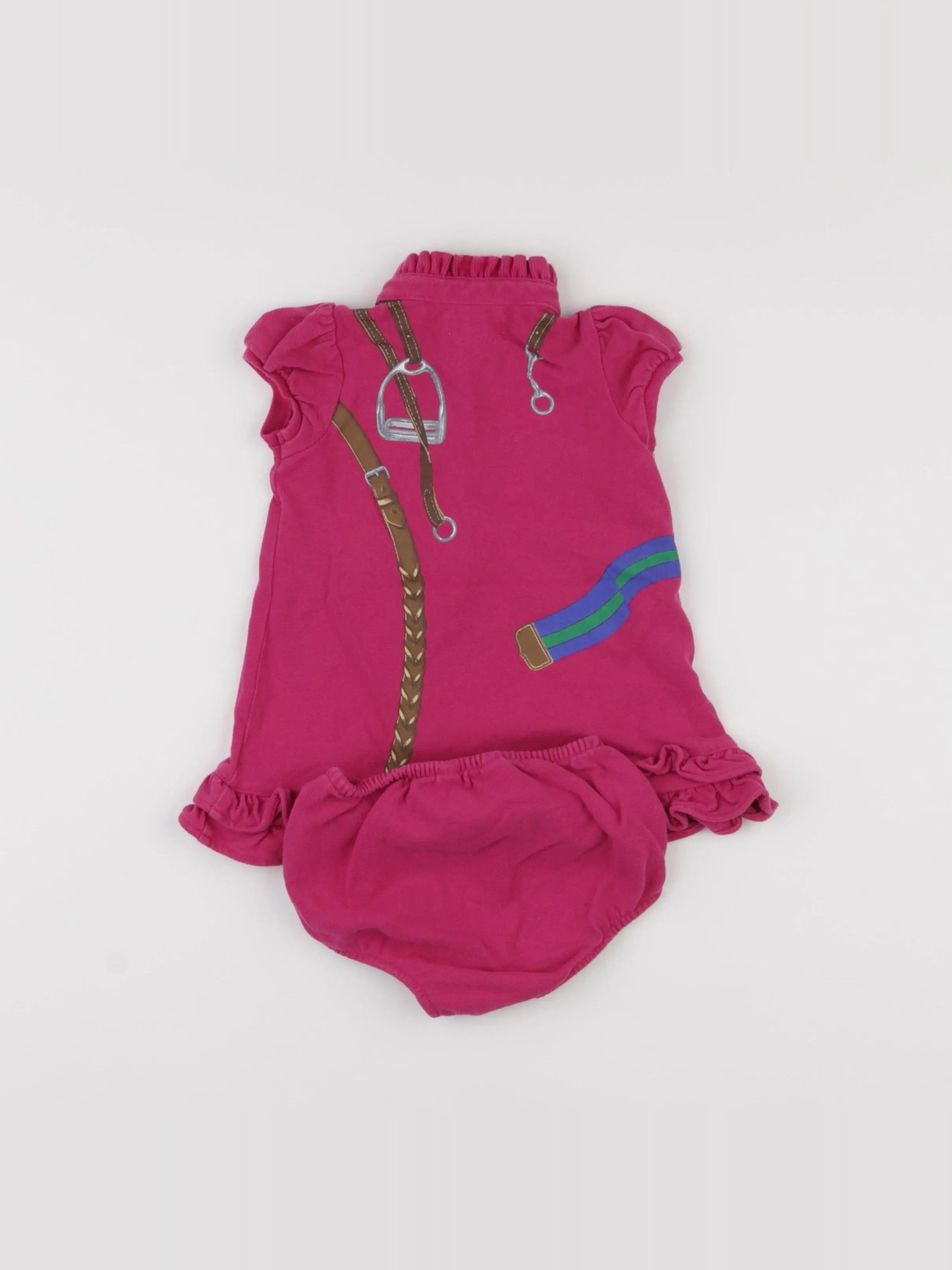 Ralph Lauren - robe rose - 9 mois
