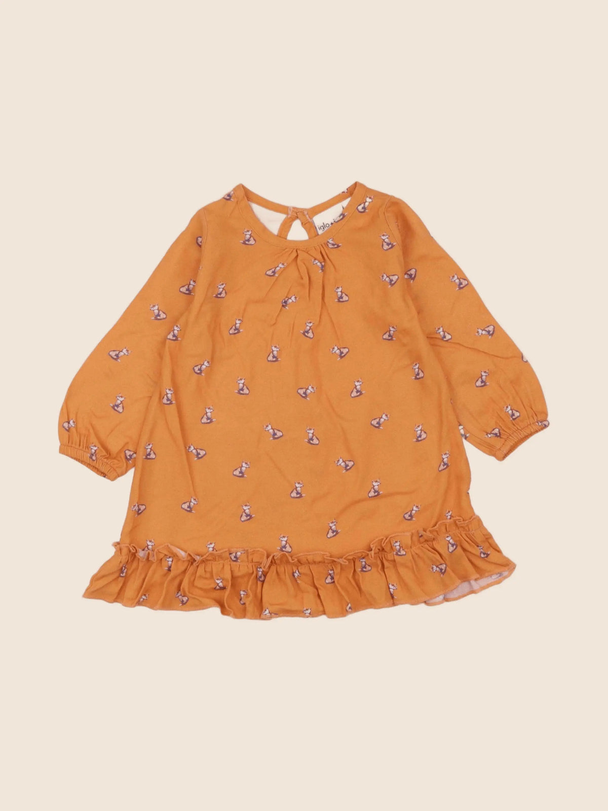 Iglo + Indi - robe orange - 24/36 mois
