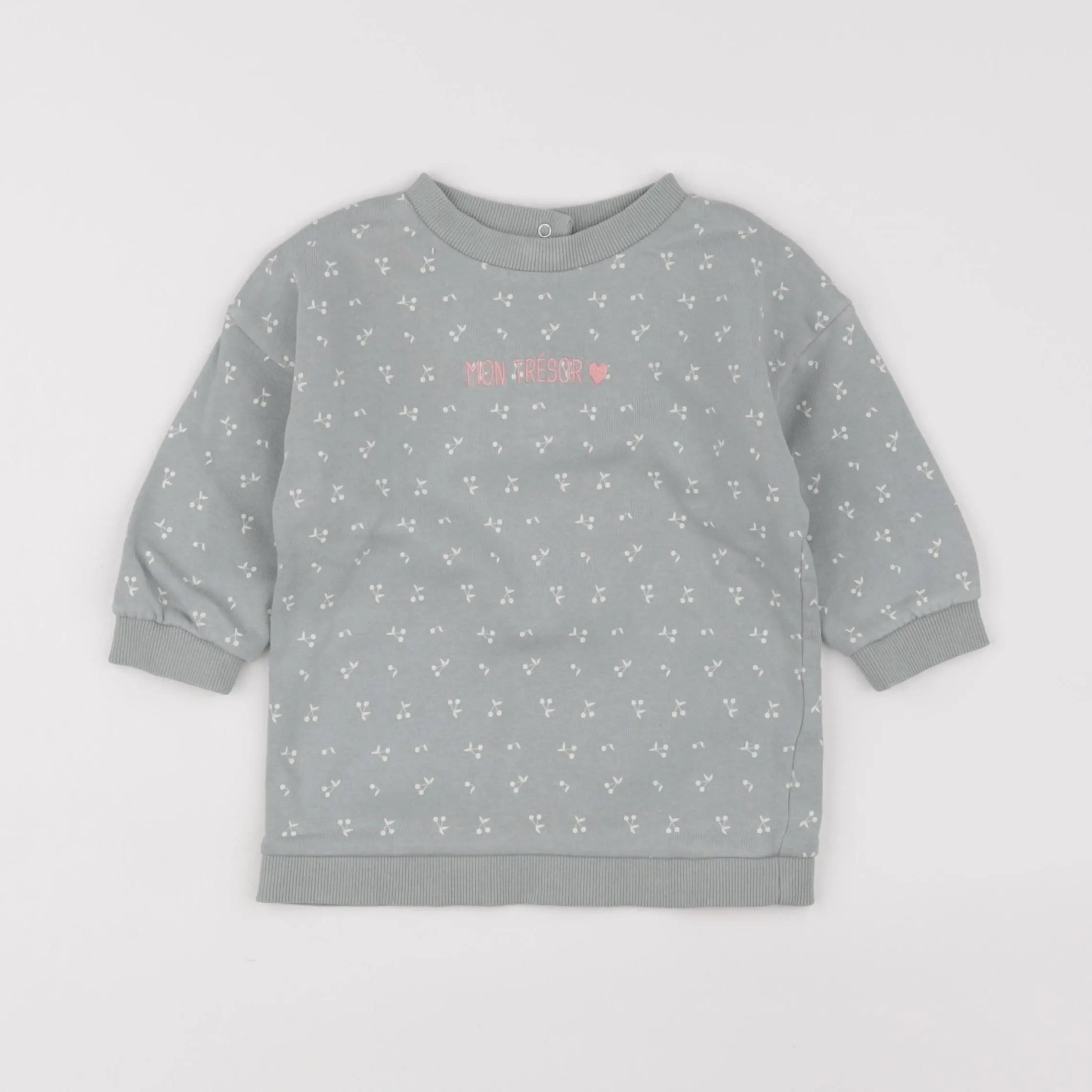 Vertbaudet - robe vert - 12 mois