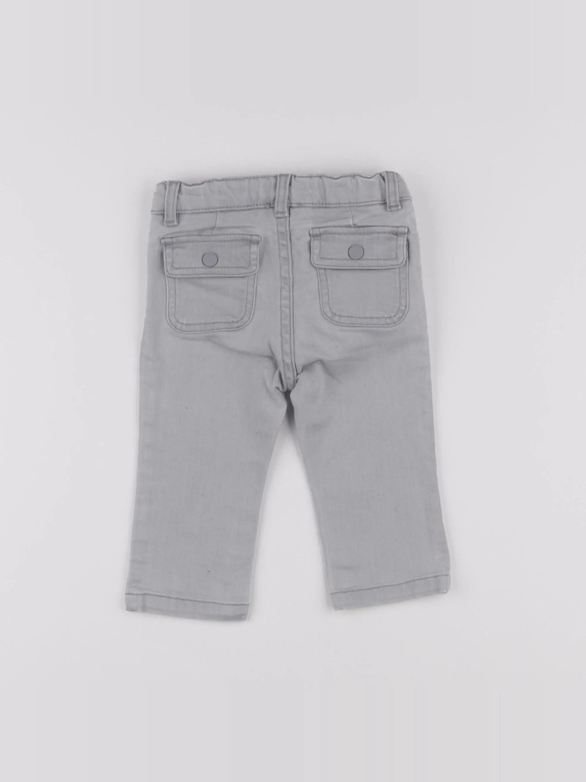 Jacadi - jean gris - 12 mois