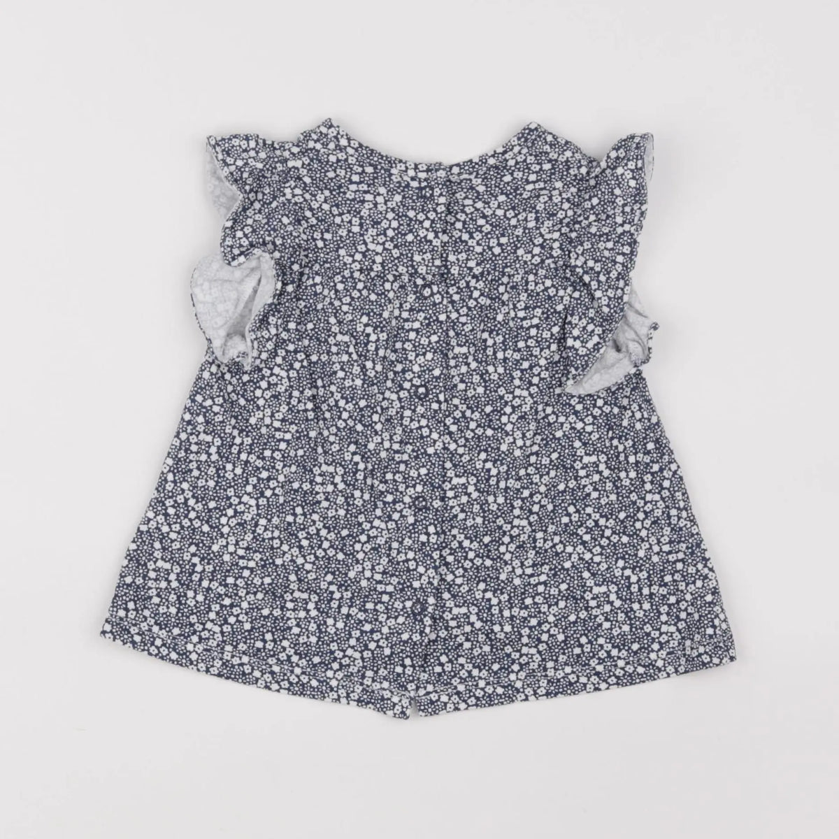 Vertbaudet - tee-shirt bleu, blanc - 18 mois