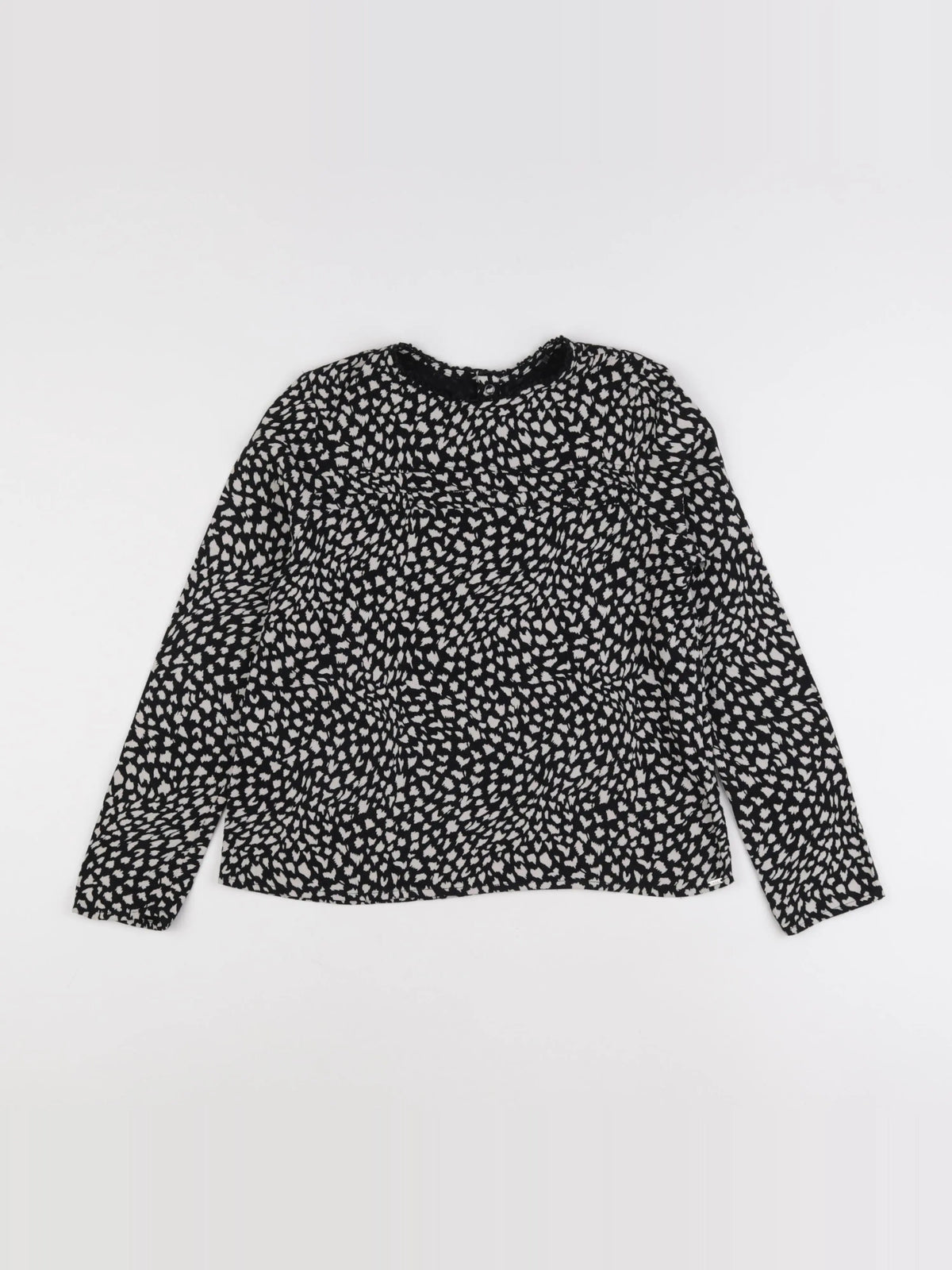 IKKS - blouse noir - 10 ans