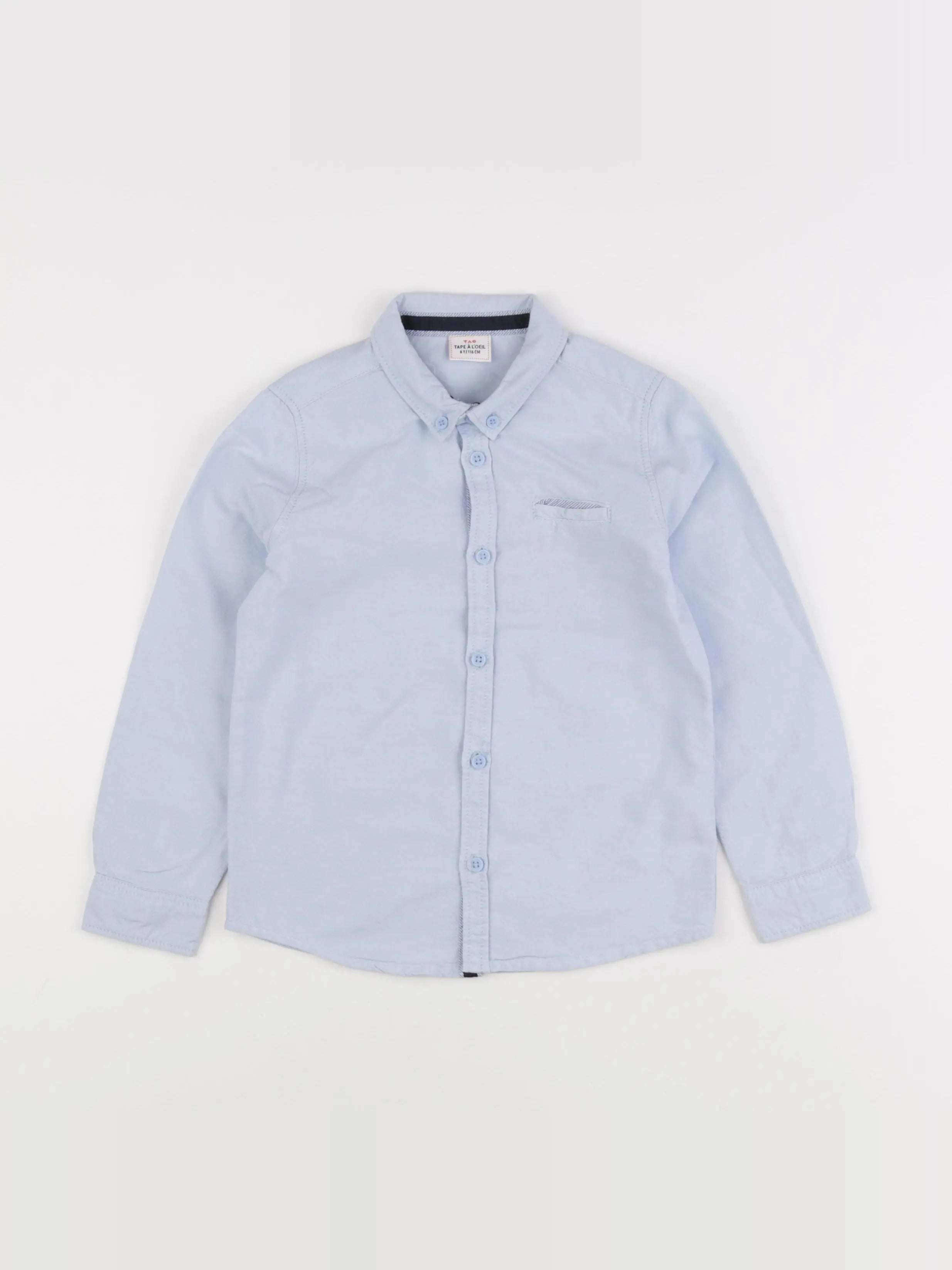 Tape à l'oeil - chemise bleu - 6 ans