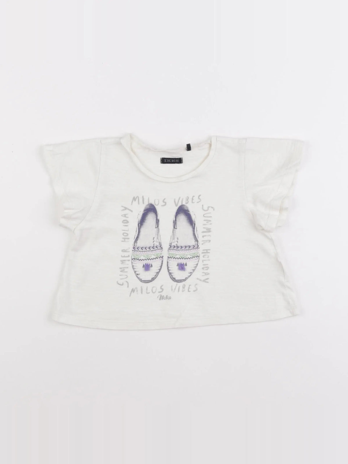 IKKS - tee-shirt beige - 2 ans