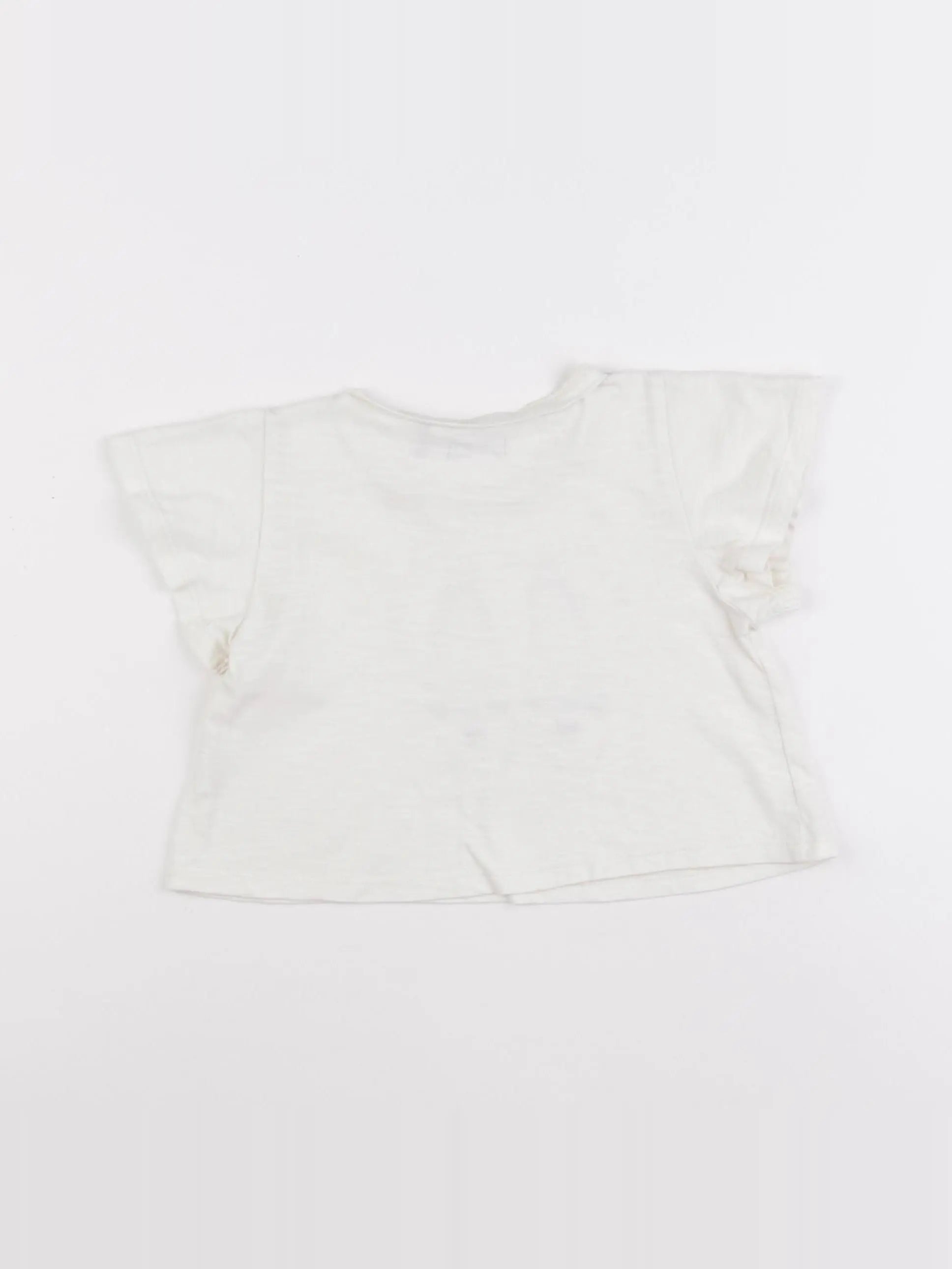 IKKS - tee-shirt beige - 2 ans
