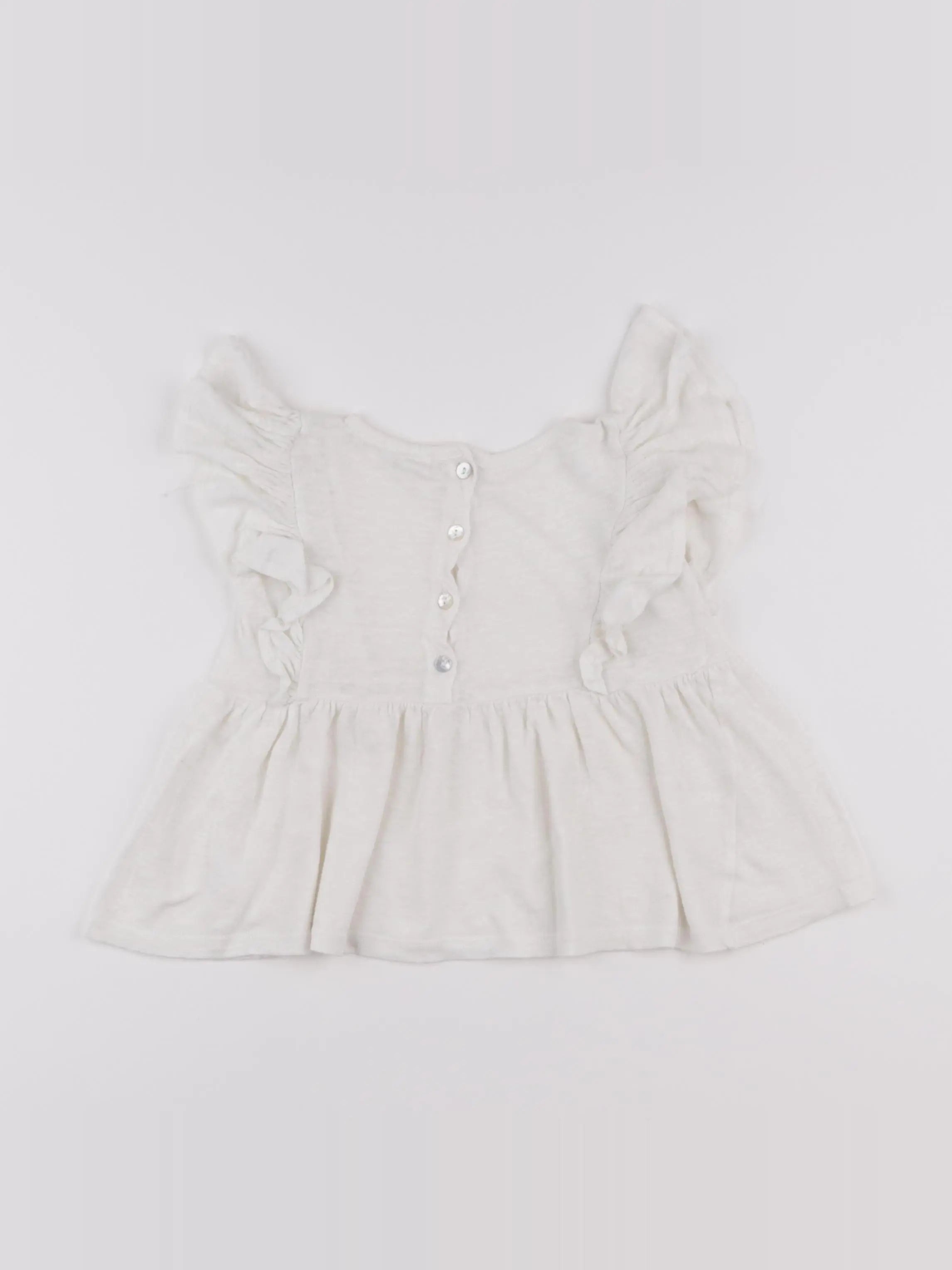 Piupiuchick - tee-shirt blanc - 2 ans