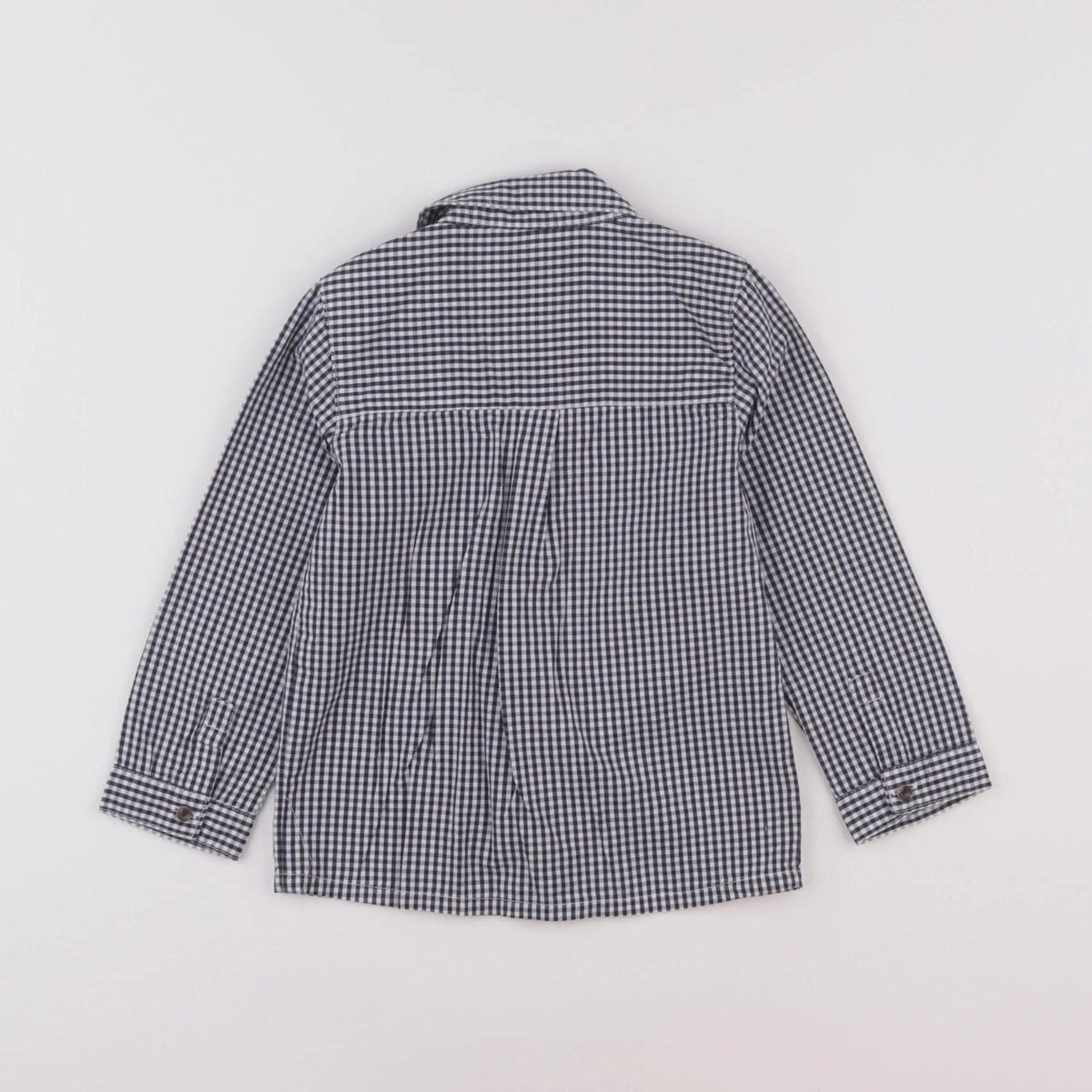 Vertbaudet - chemise bleu, blanc - 3 ans