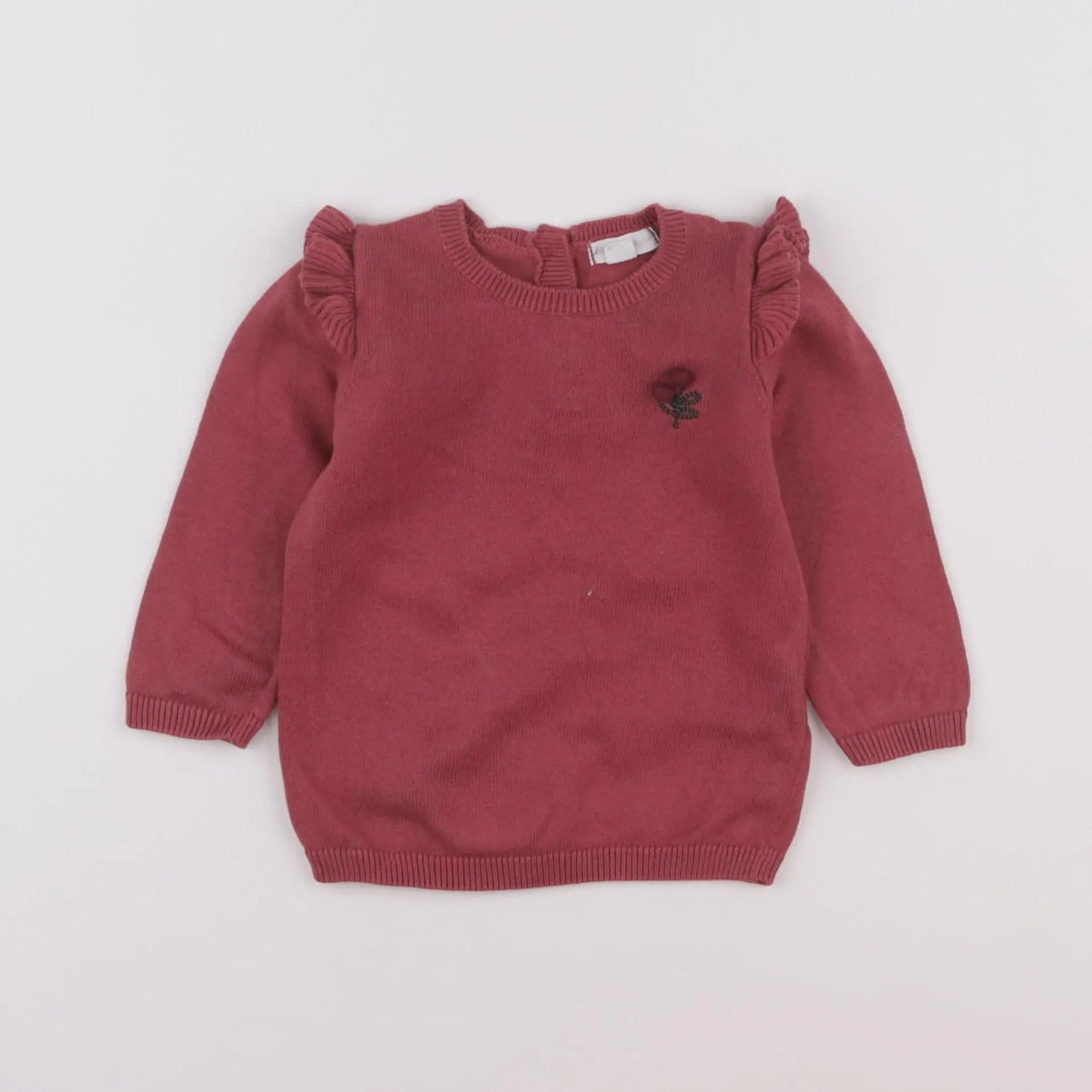 Vertbaudet - pull rose - 6 mois