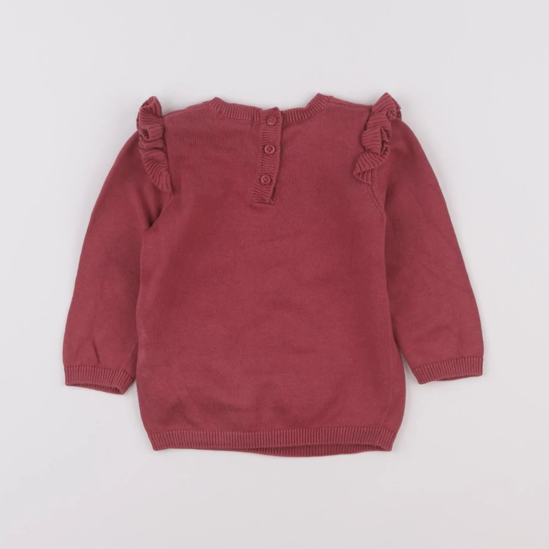 Vertbaudet - pull rose - 6 mois