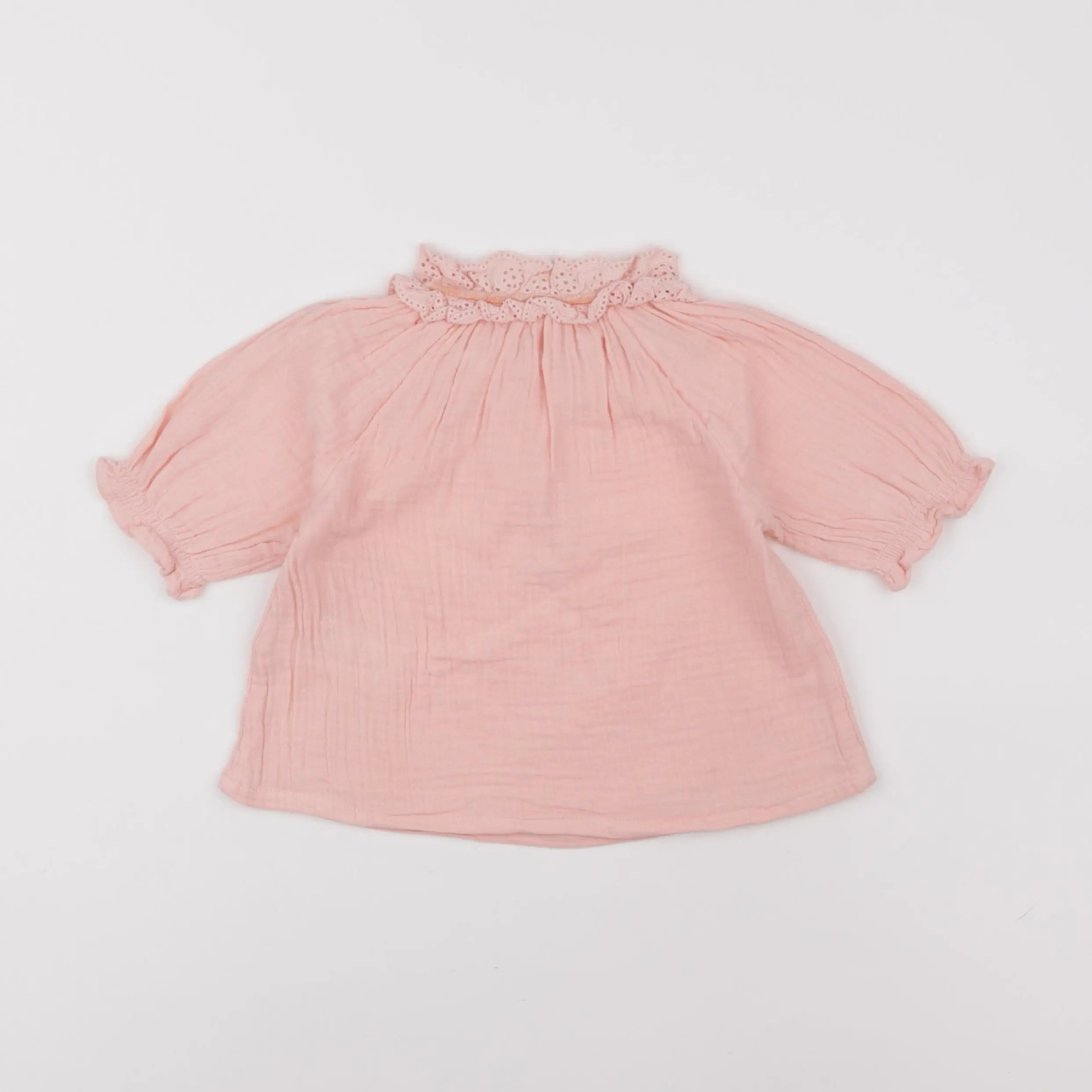 Vertbaudet - blouse rose - 18 mois