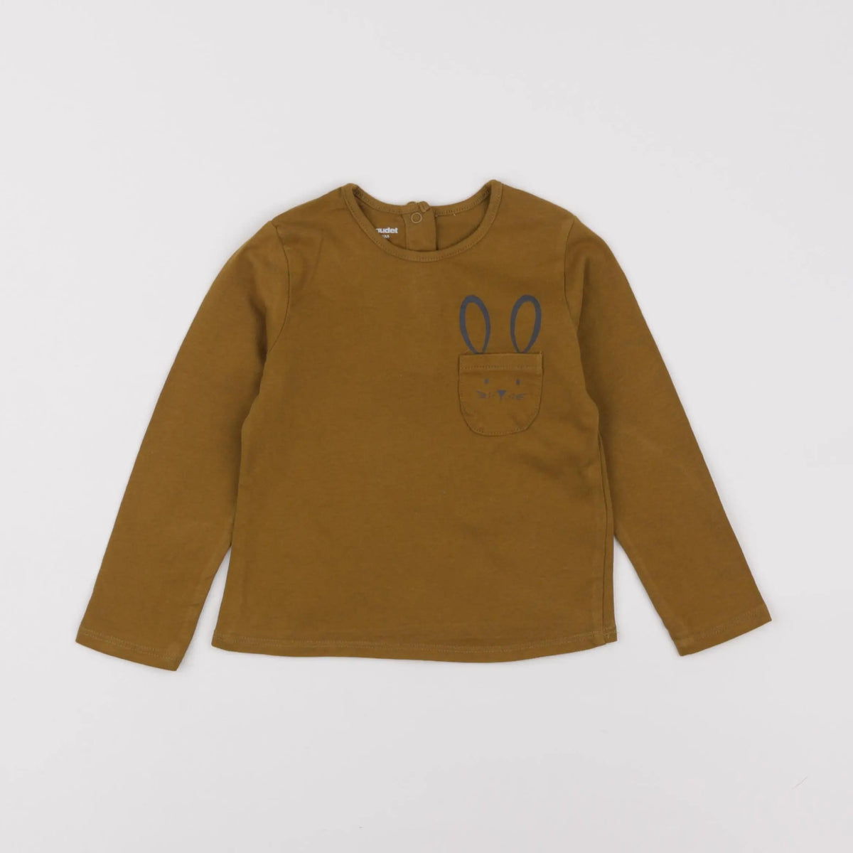 Vertbaudet - tee-shirt marron - 18 mois