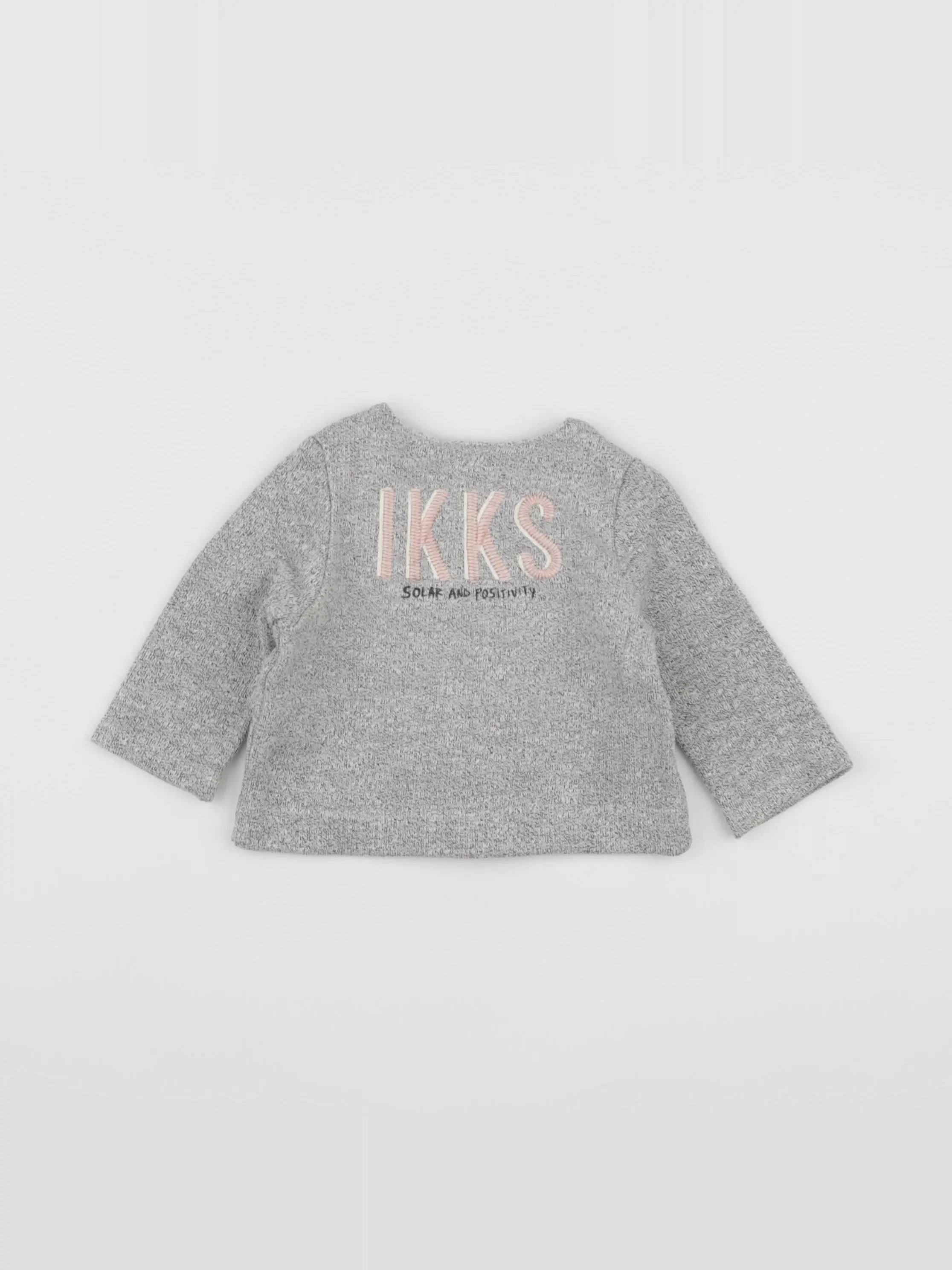 IKKS - veste gris - 6 mois