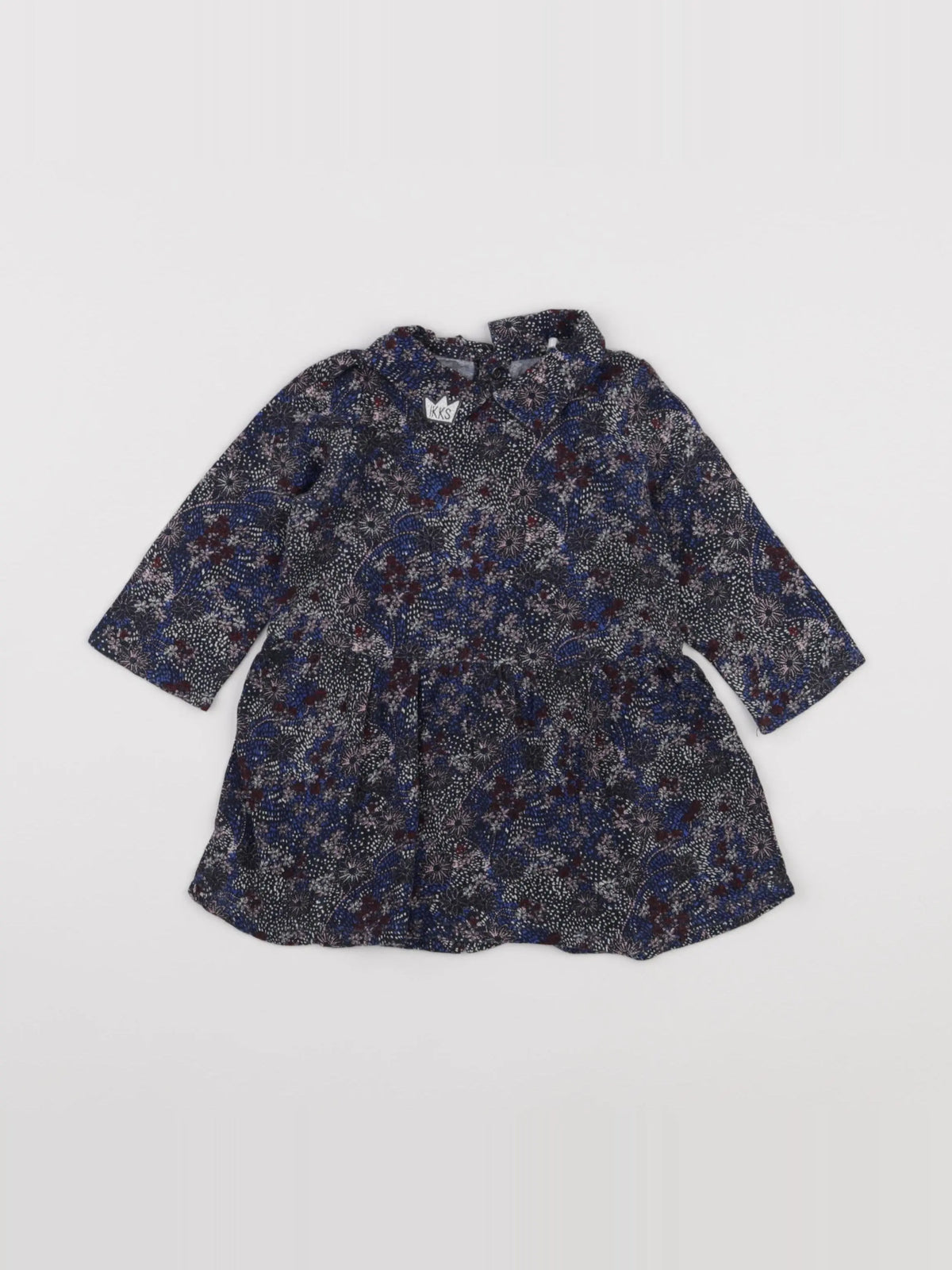 IKKS - robe bleu - 6 mois