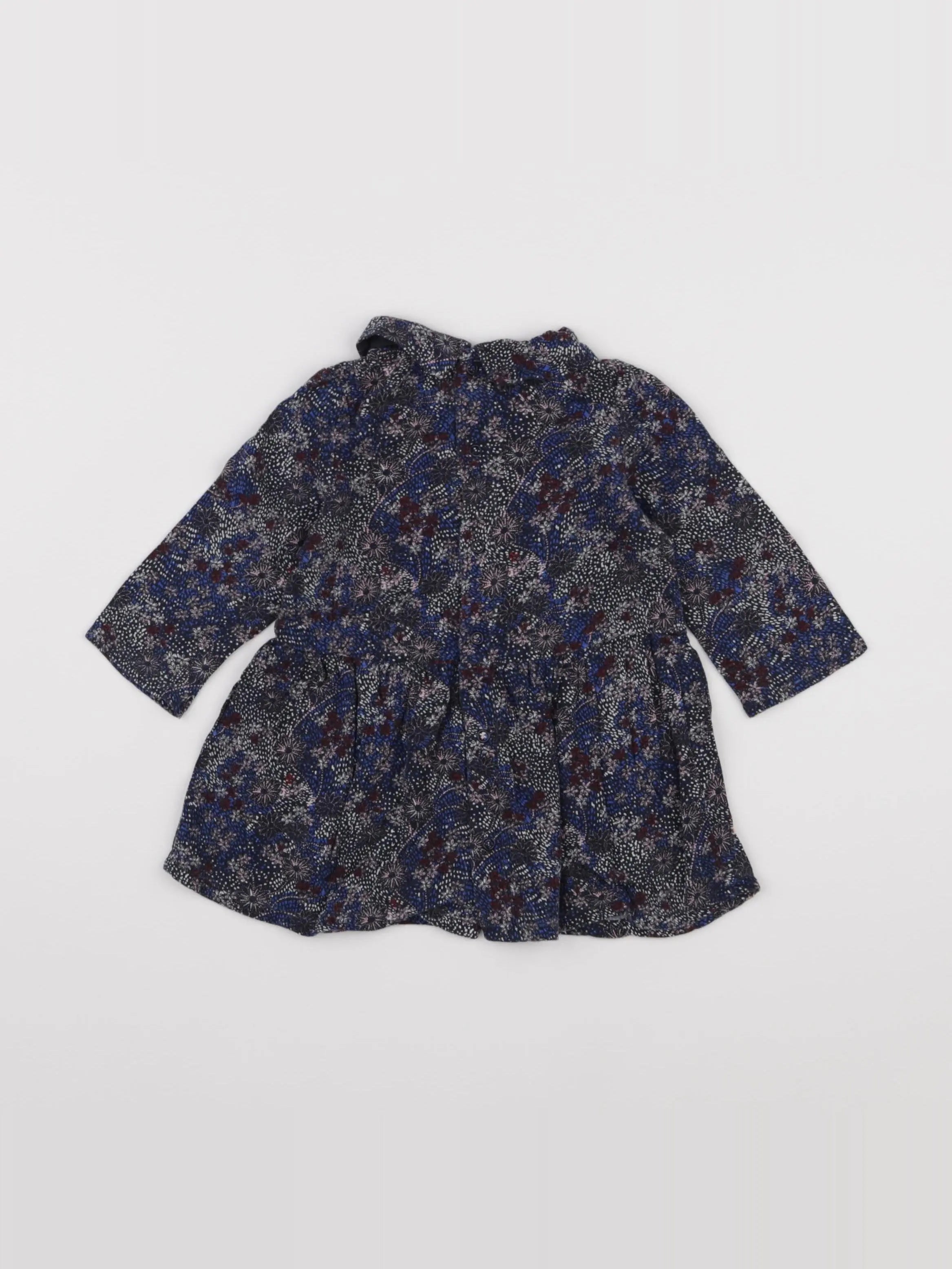 IKKS - robe bleu - 6 mois