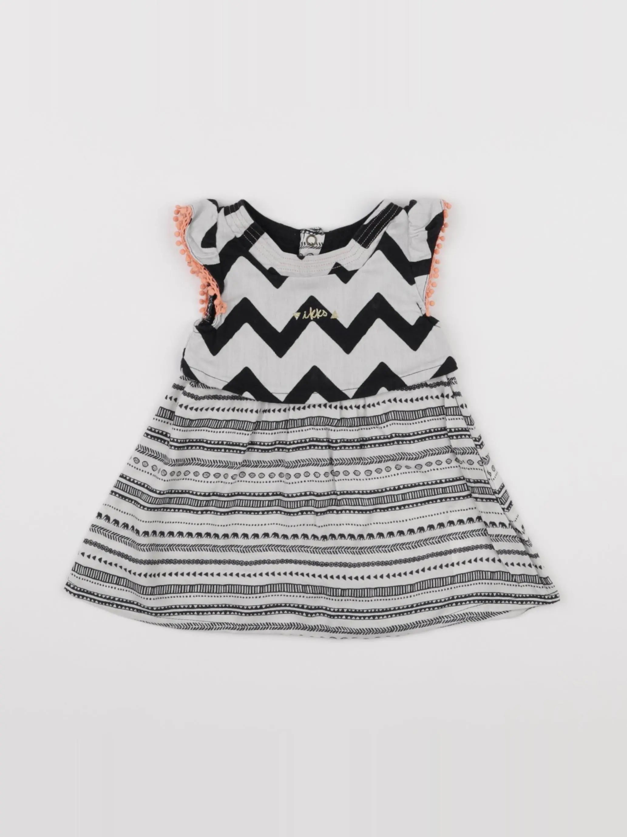IKKS - robe noir - 3 mois