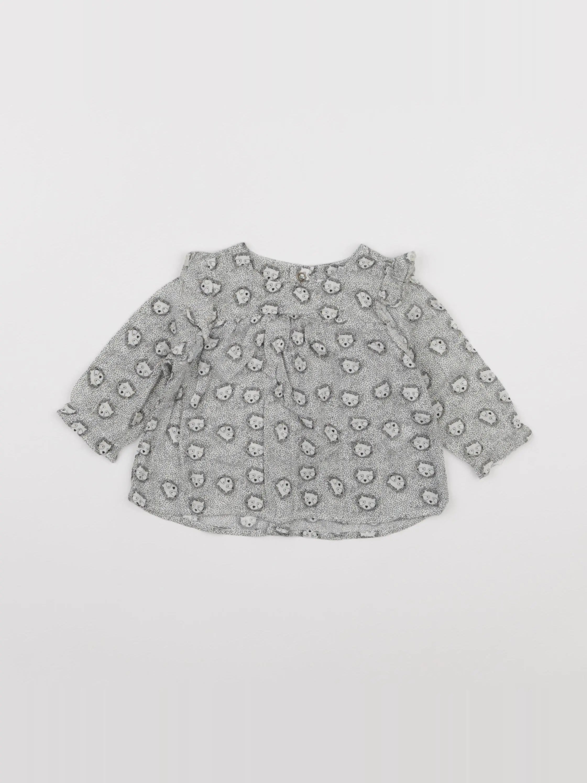 IKKS - blouse noir - 3 mois