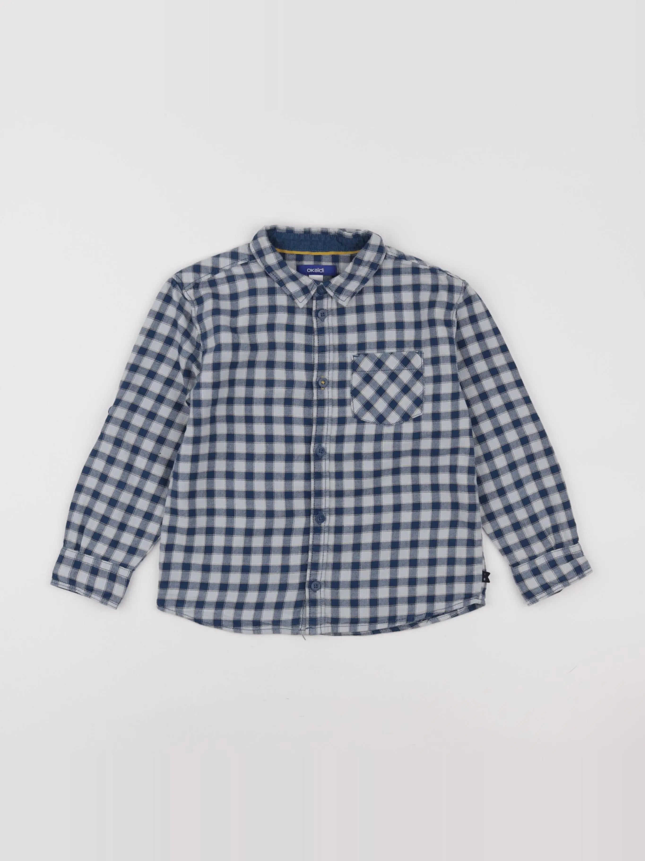Okaidi - chemise bleu - 4 ans