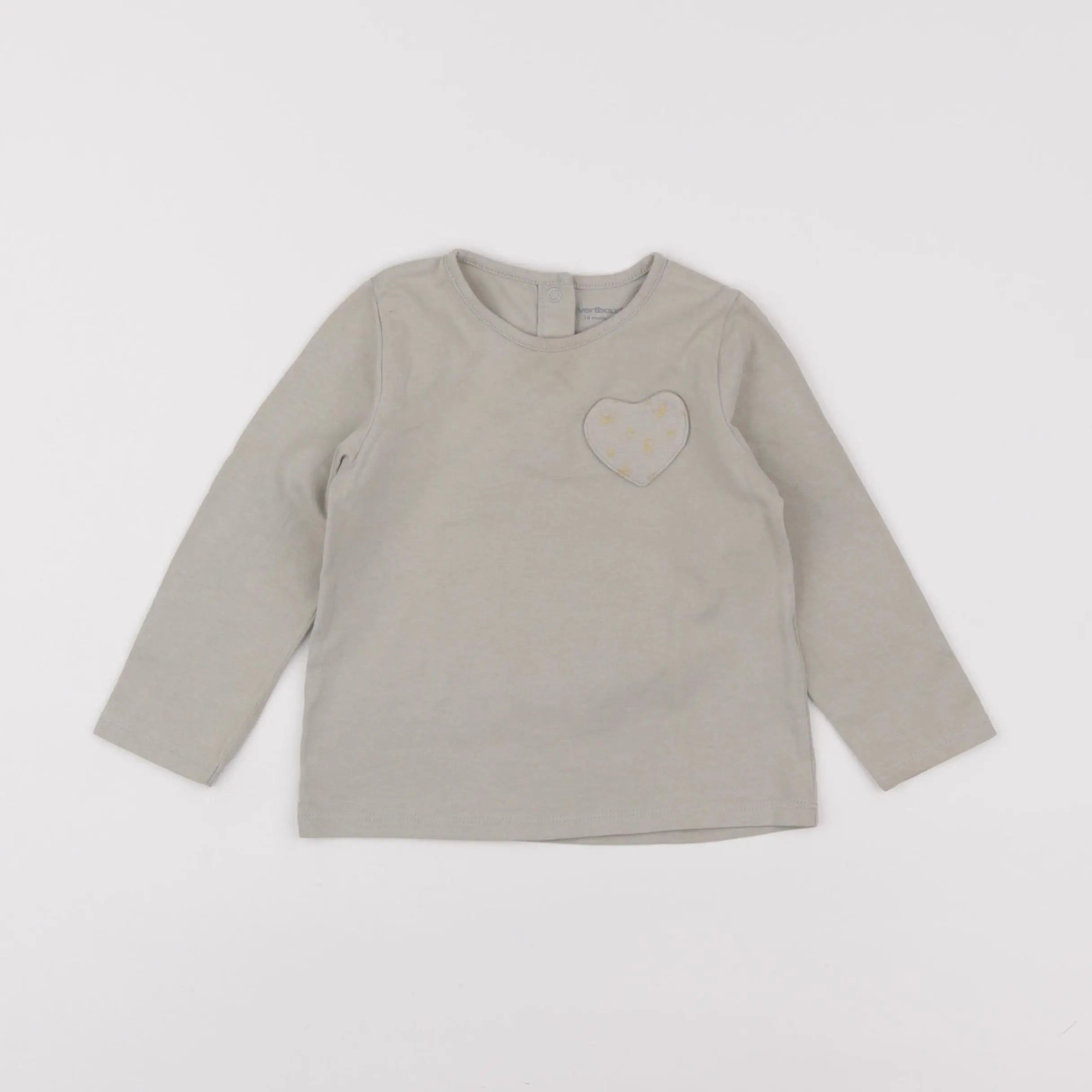 Vertbaudet - tee-shirt vert - 18 mois