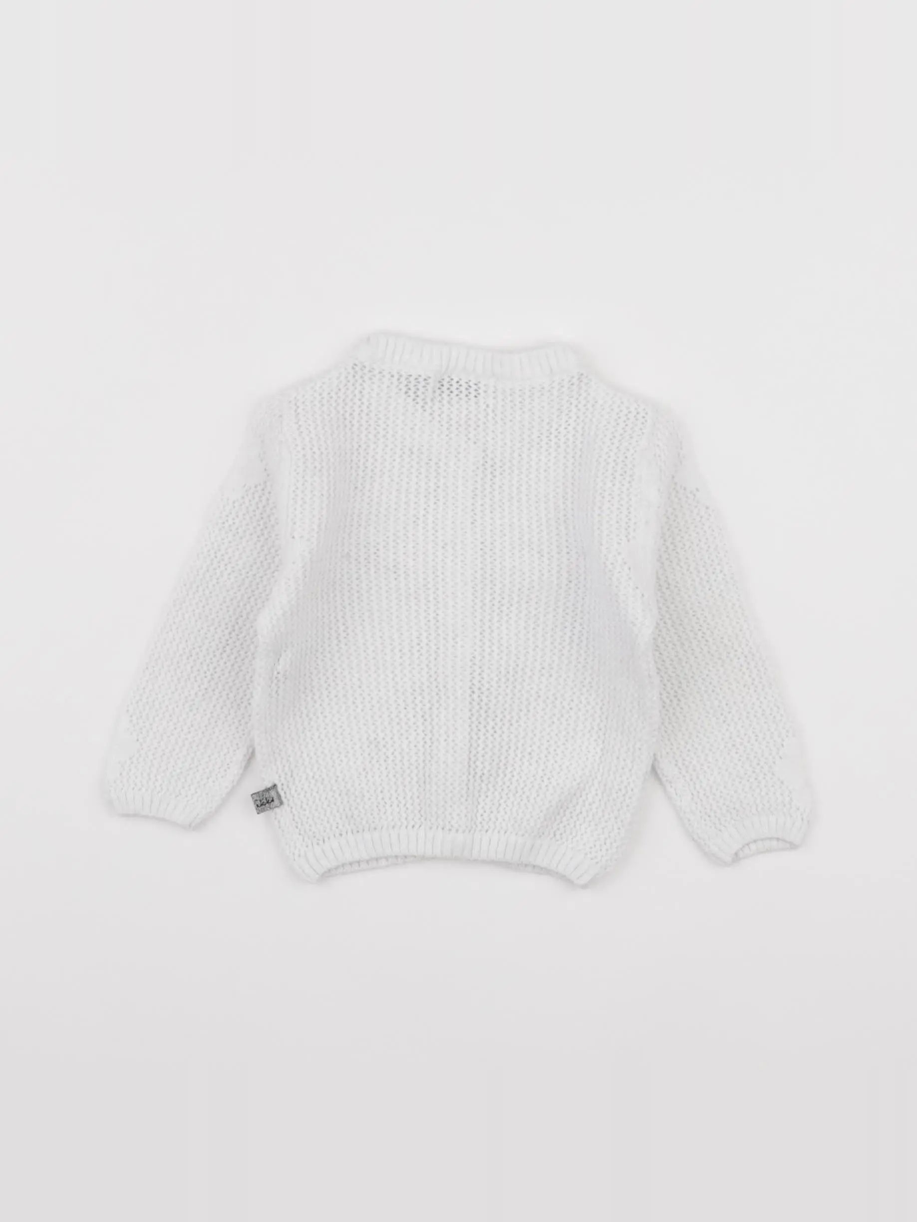 IKKS - gilet blanc - 6 mois
