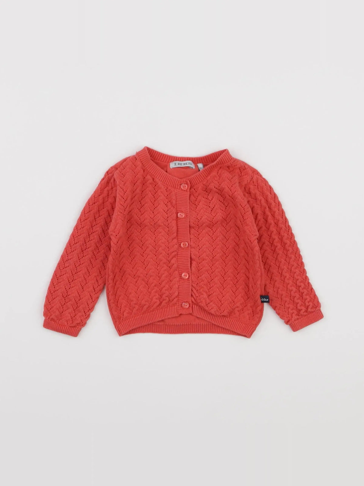 IKKS - gilet rose - 6 mois