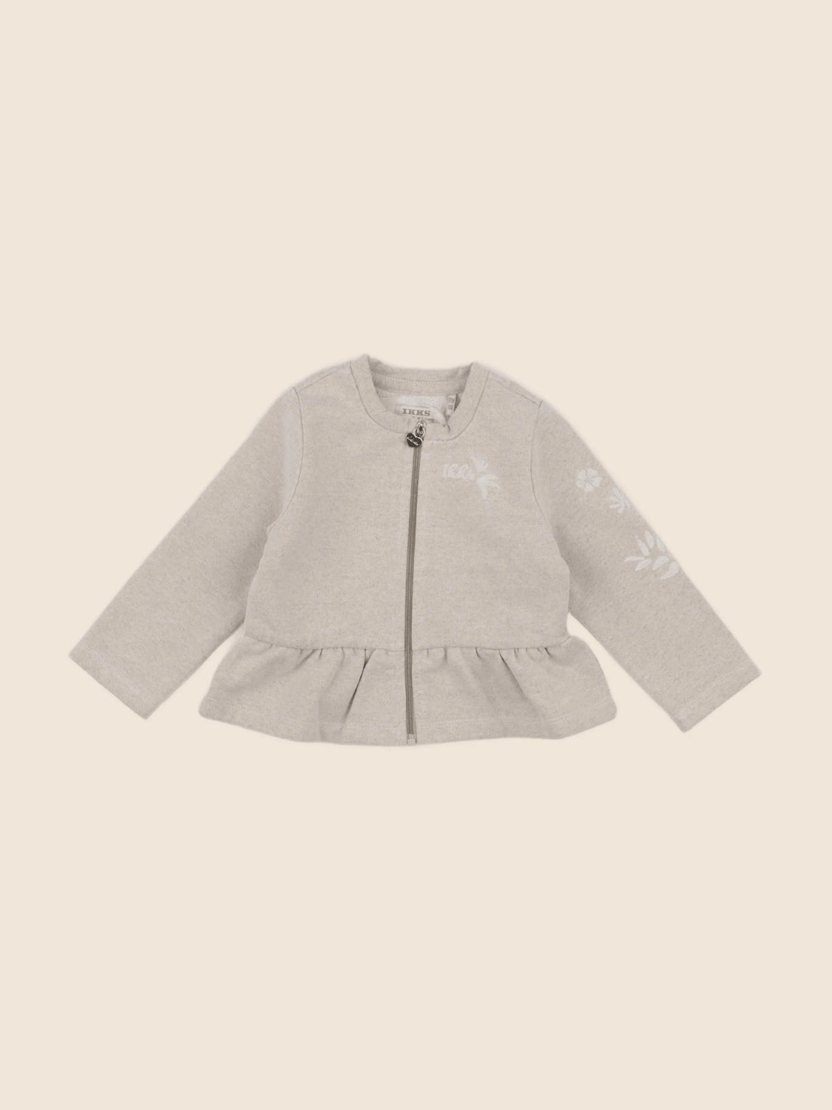 IKKS - sweat imprimé au dos beige, or - 18 mois