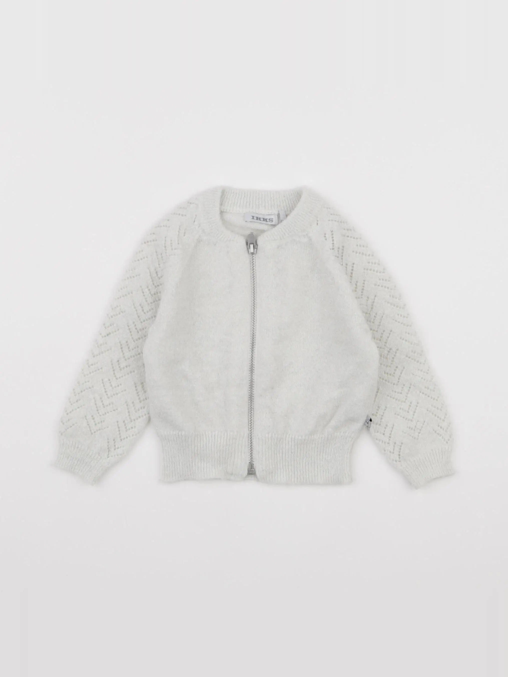 IKKS - gilet blanc - 12 mois
