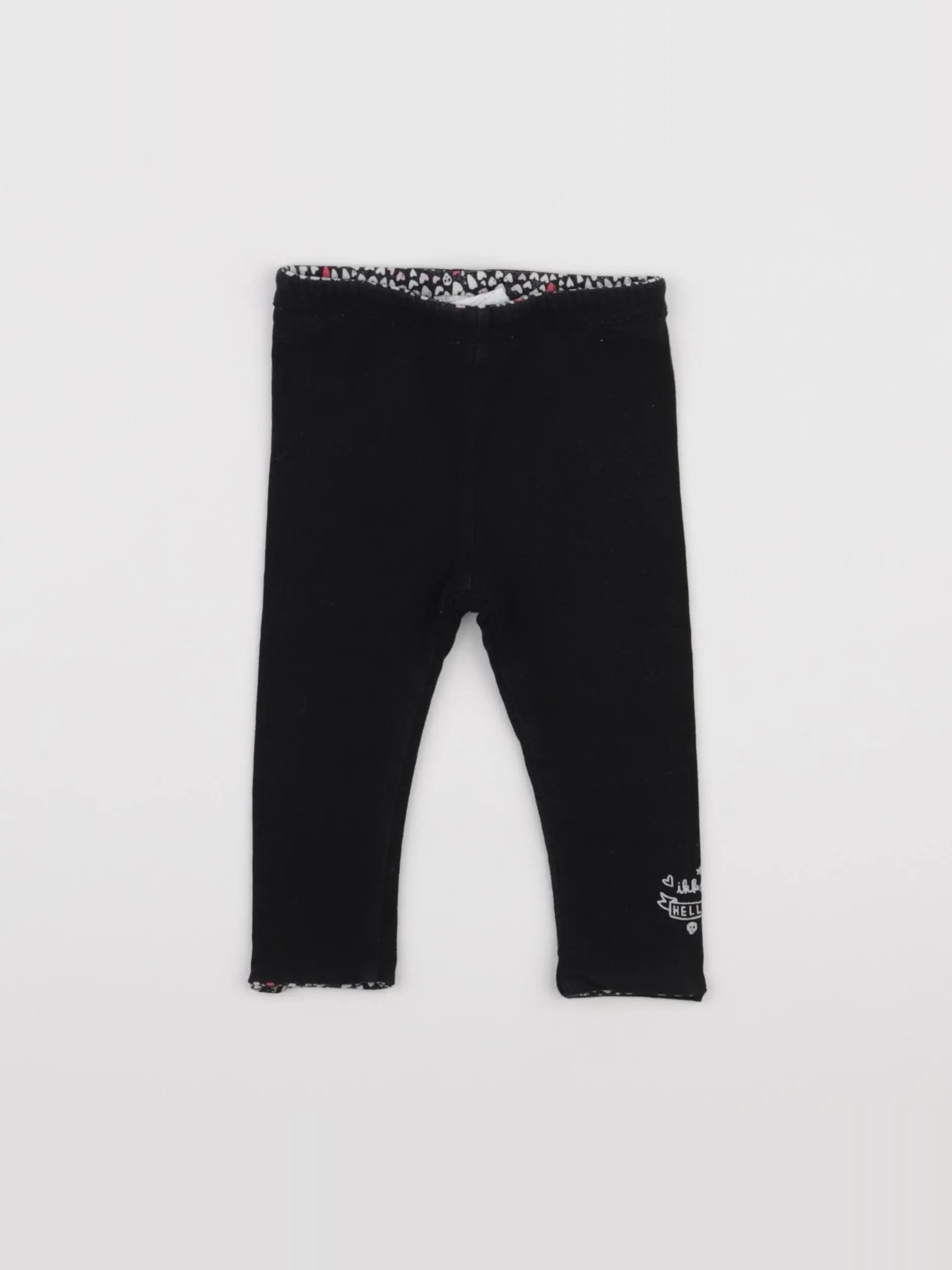 IKKS - legging noir - 6 mois