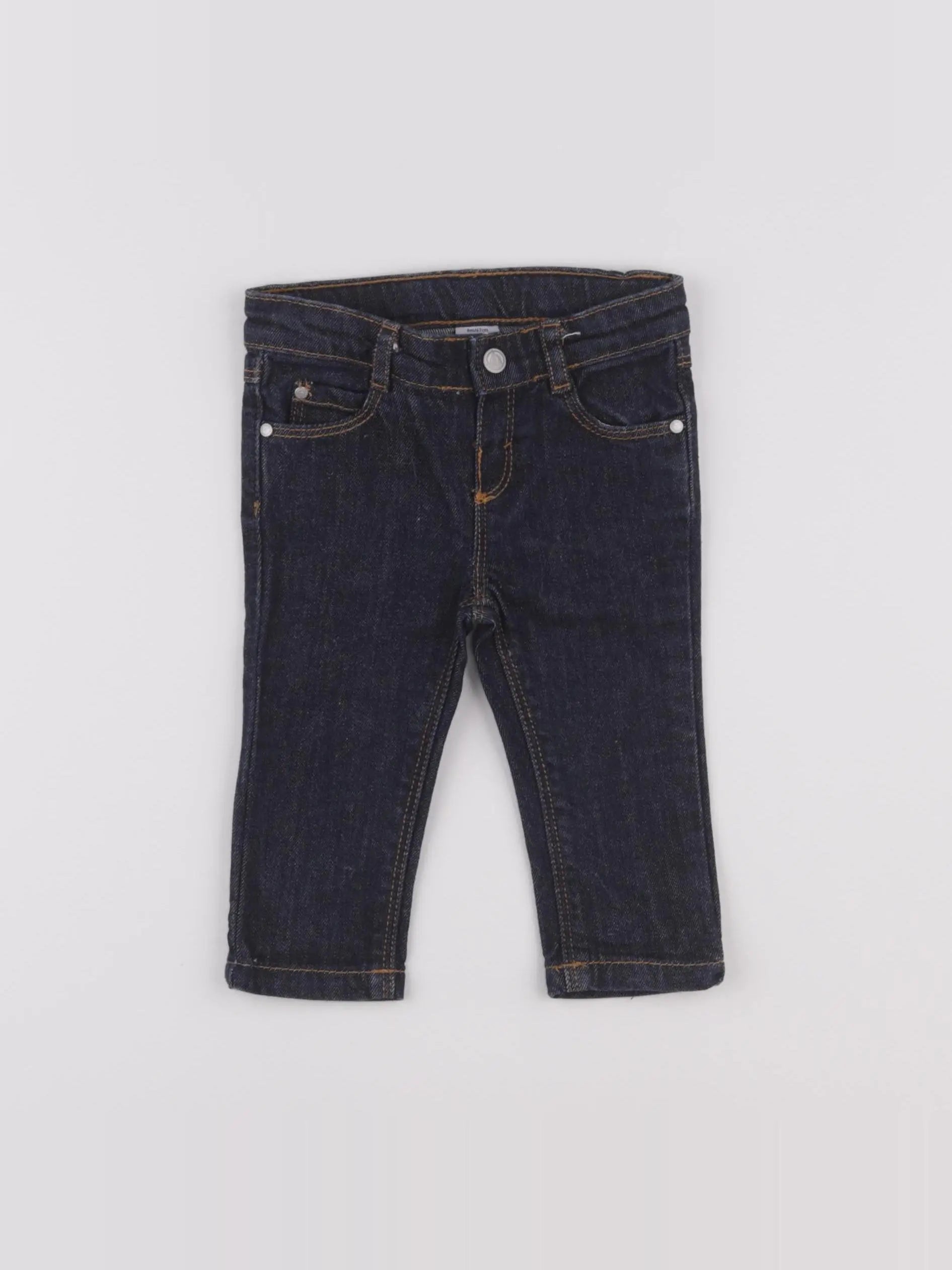 Petit Bateau - jean bleu - 6 mois