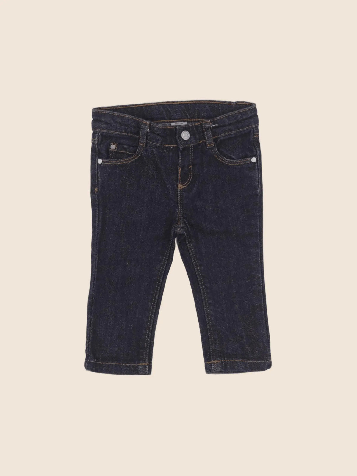 Petit Bateau - jean bleu - 6 mois