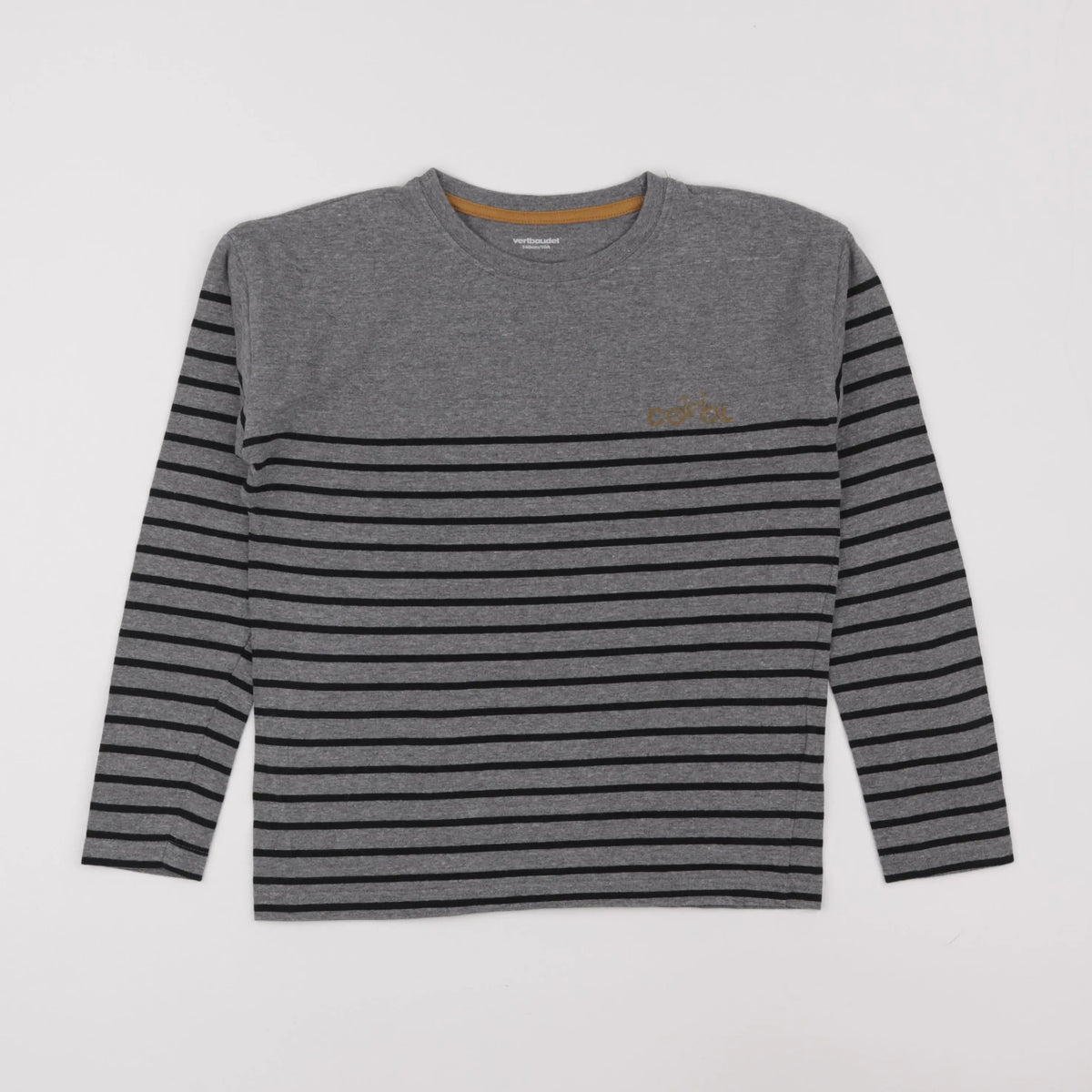 Vertbaudet - tee-shirt gris - 10 ans