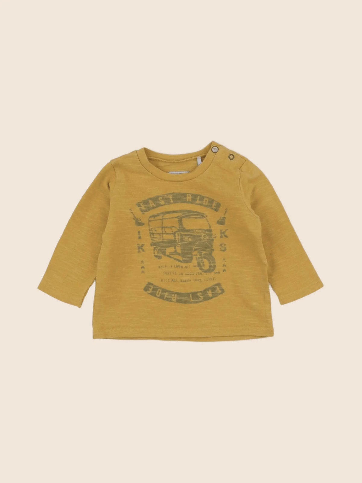 IKKS - tee-shirt jaune - 6 mois
