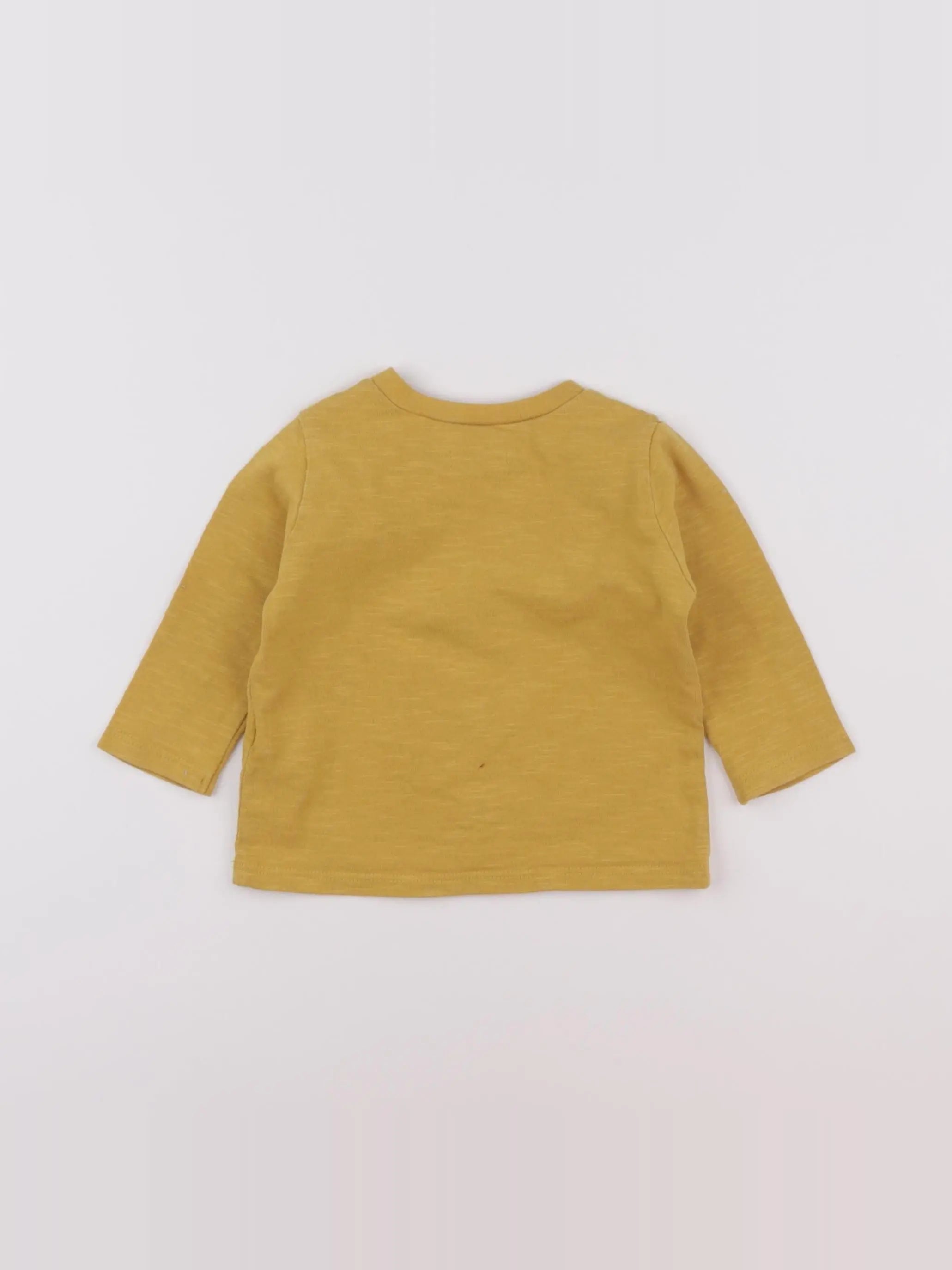 IKKS - tee-shirt jaune - 6 mois