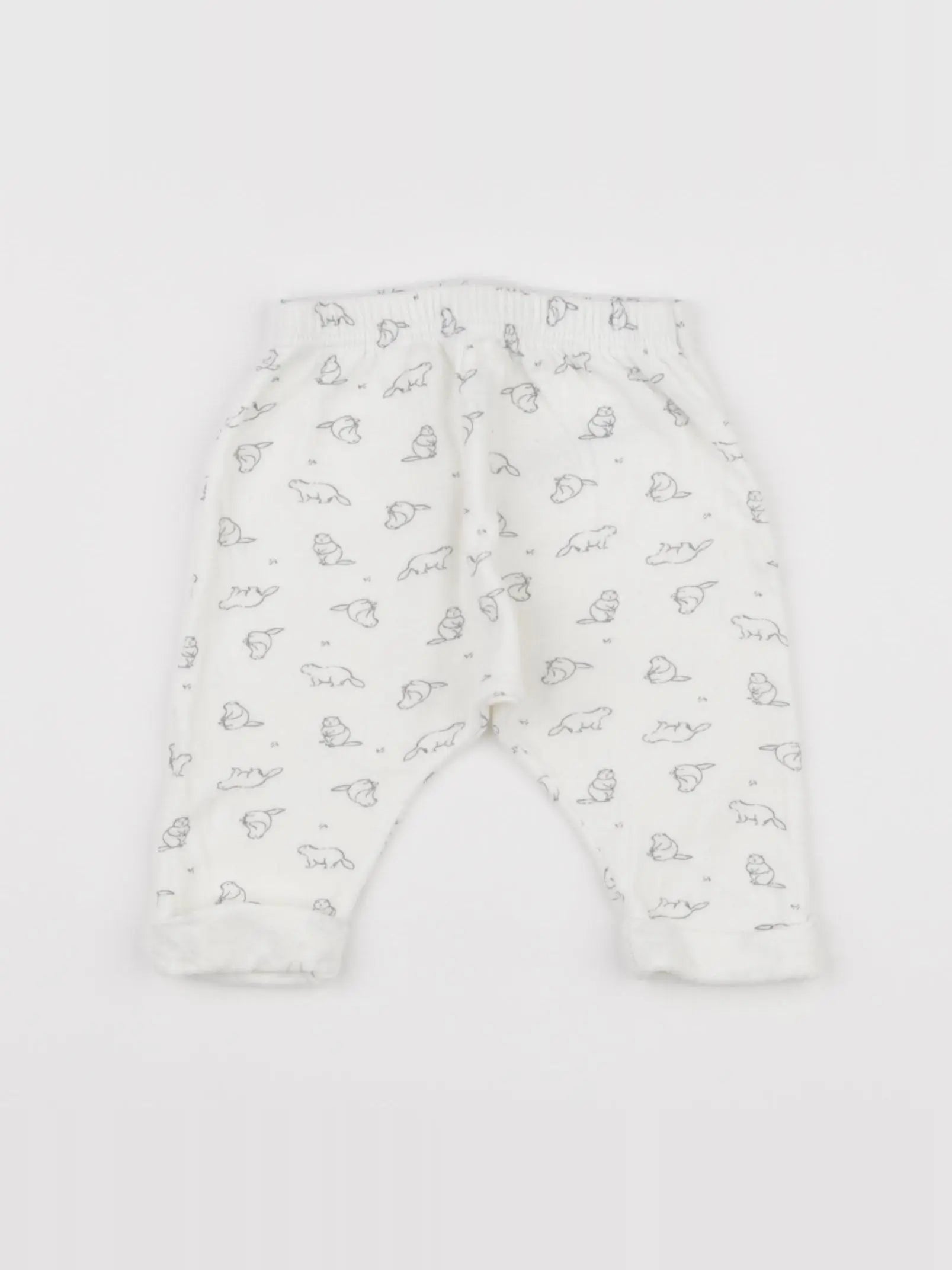 Petit Bateau - sarouel blanc - 3 mois