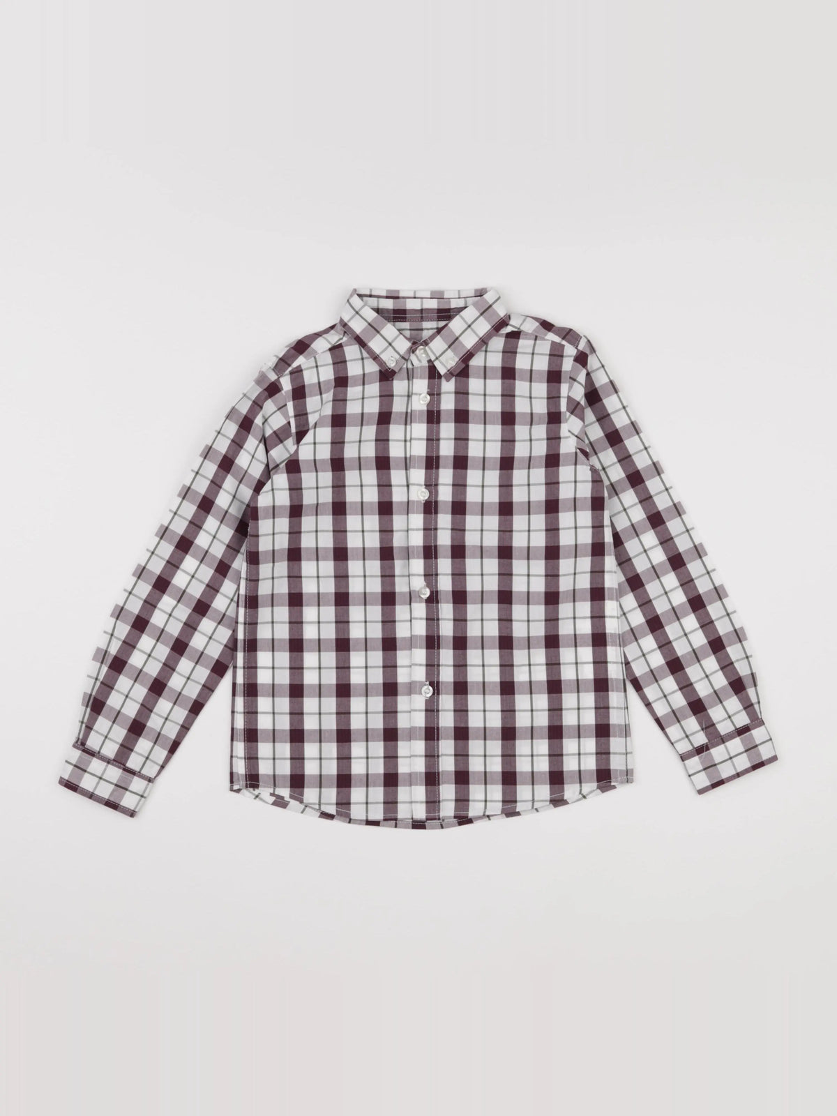 Gocco - chemise blanc, rouge - 4/5 ans