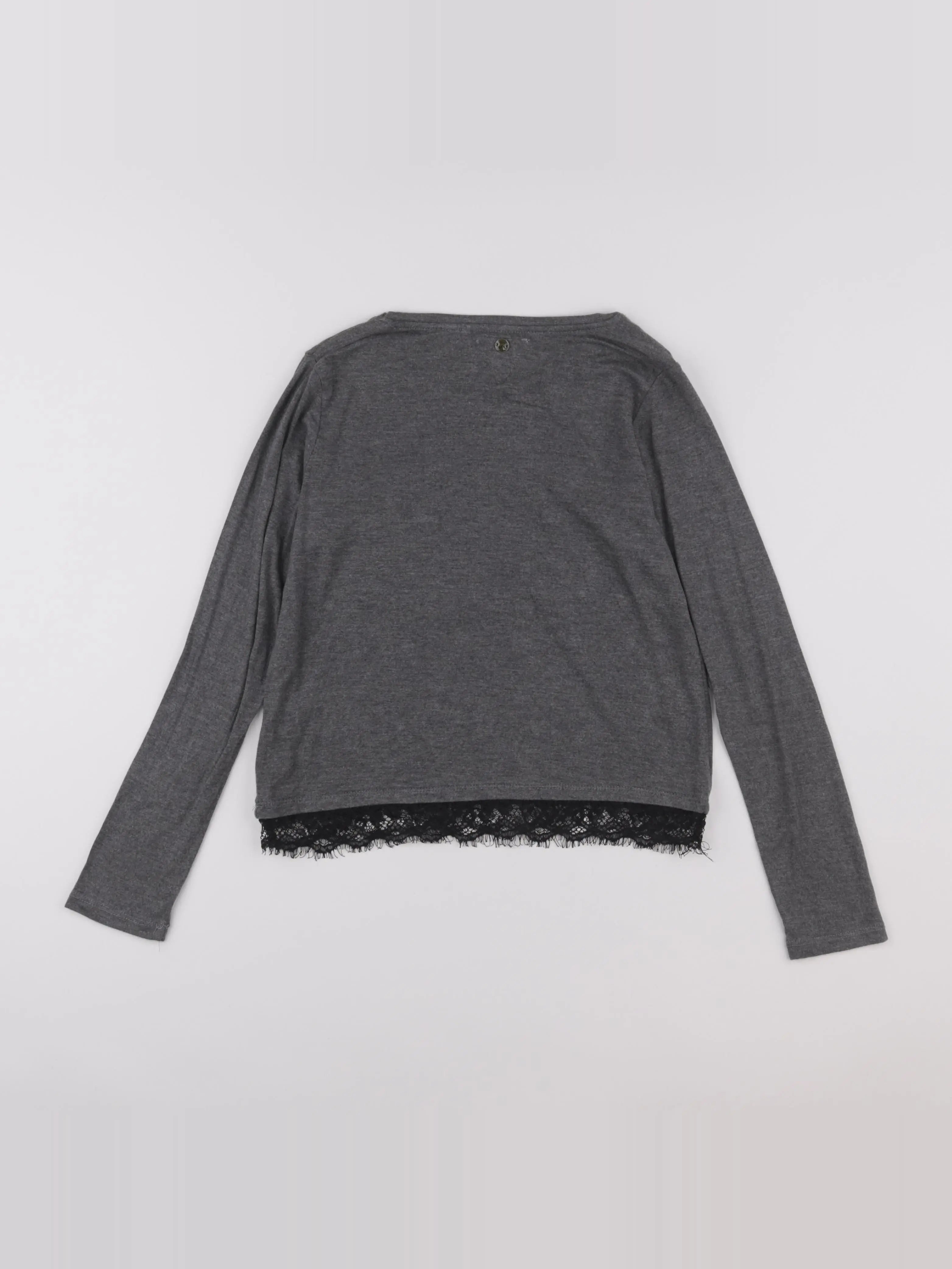 IKKS - tee-shirt gris - 10 ans