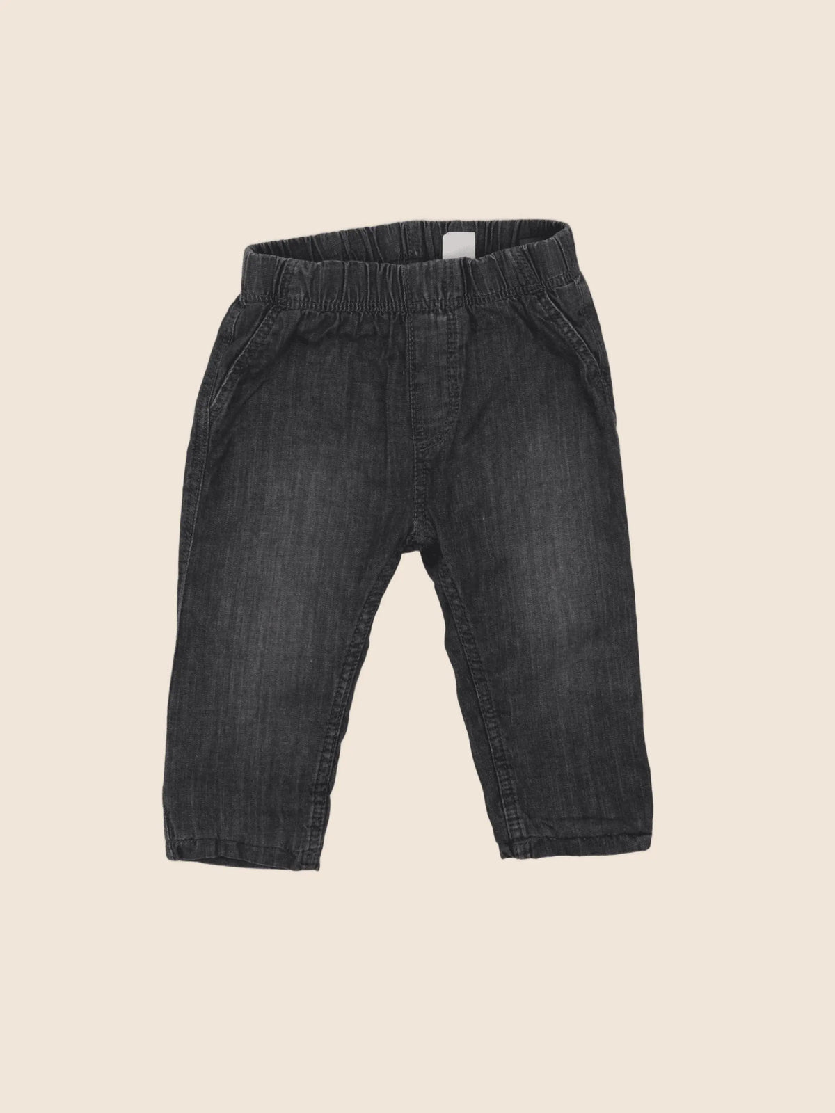 H&M - jean gris - 12/18 mois