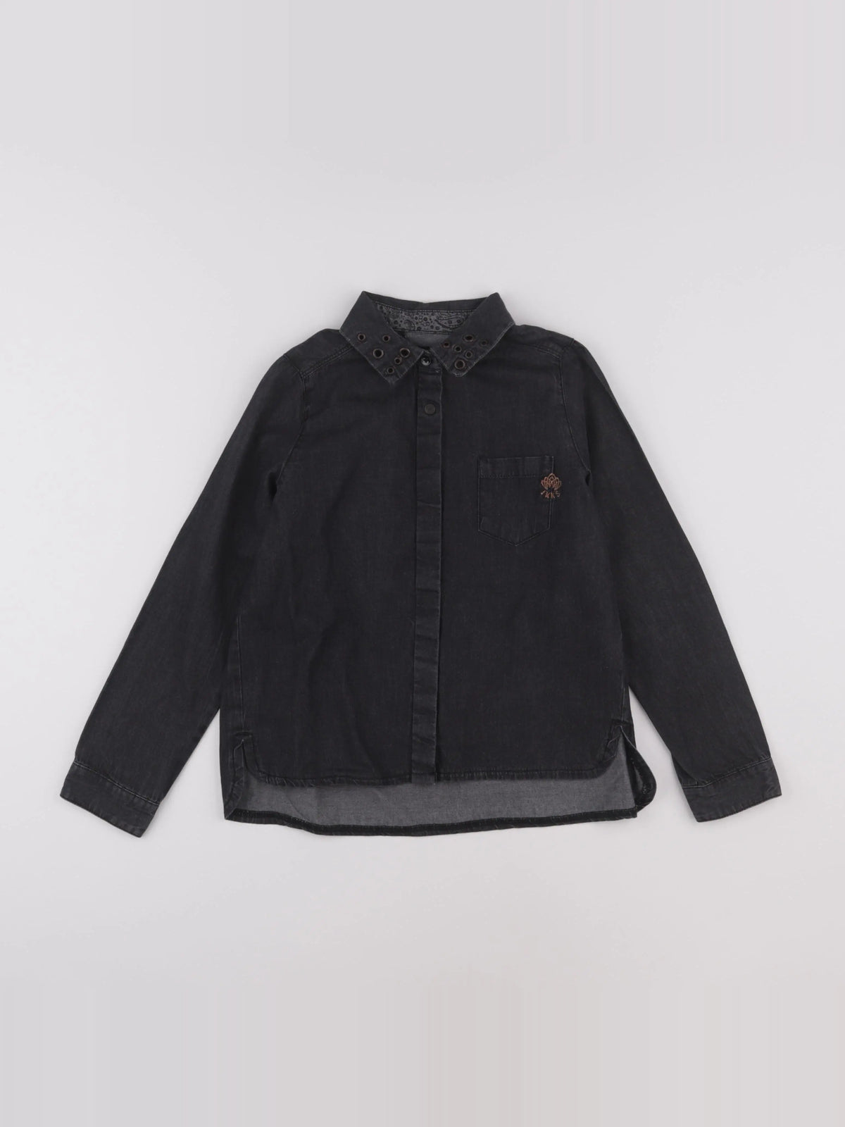 IKKS - chemise noir - 8 ans
