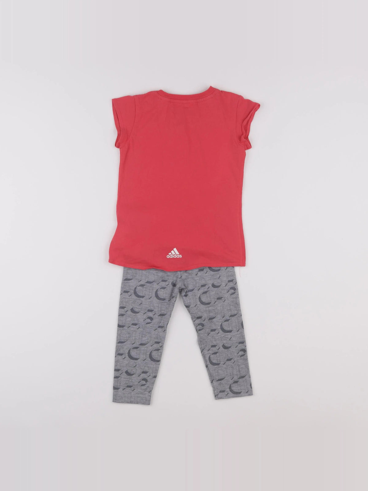 Adidas - ensemble gris, rose - 12/18 mois