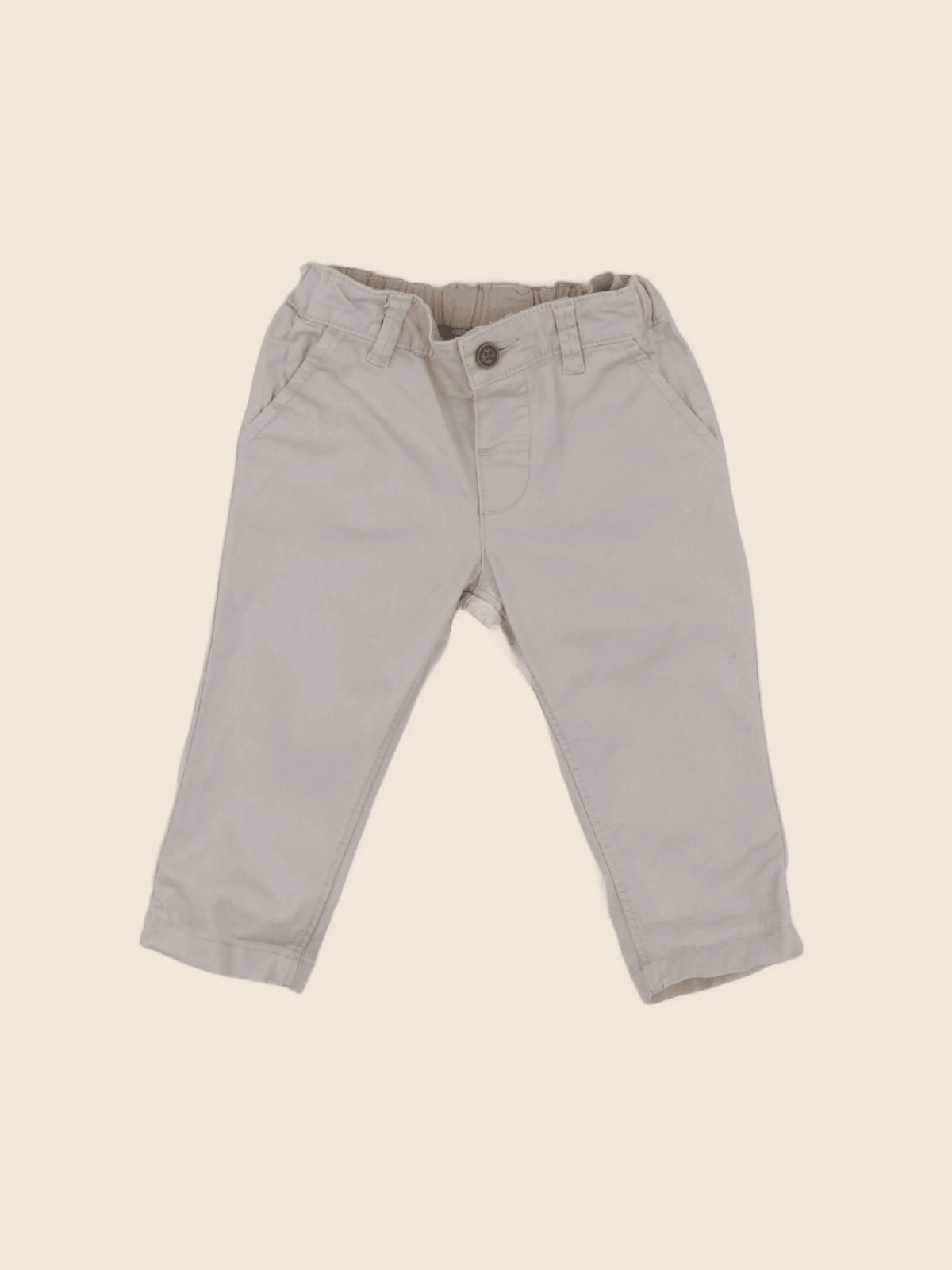 H&M - pantalon beige - 6/12 mois