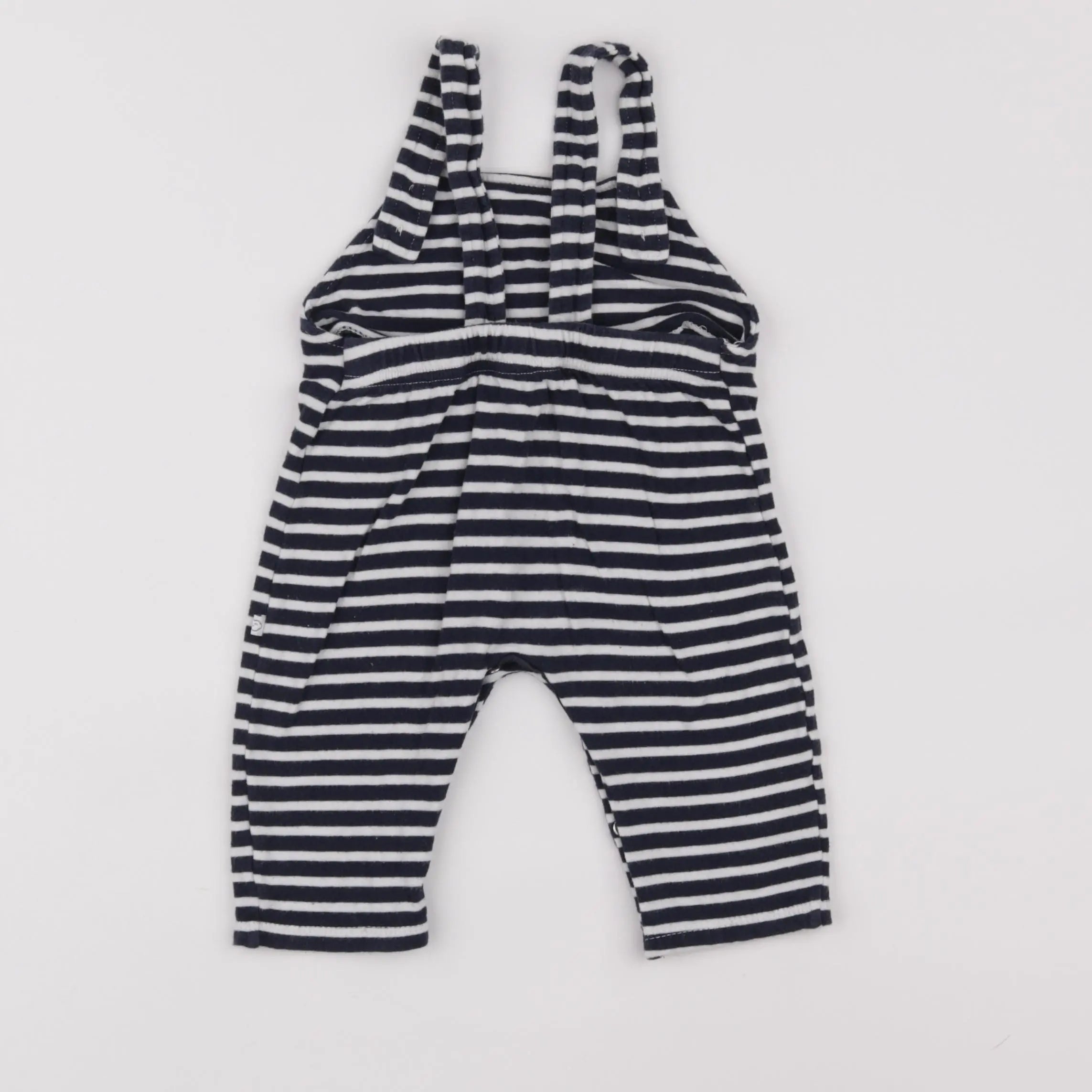 Vertbaudet - salopette blanc, bleu - 6 mois