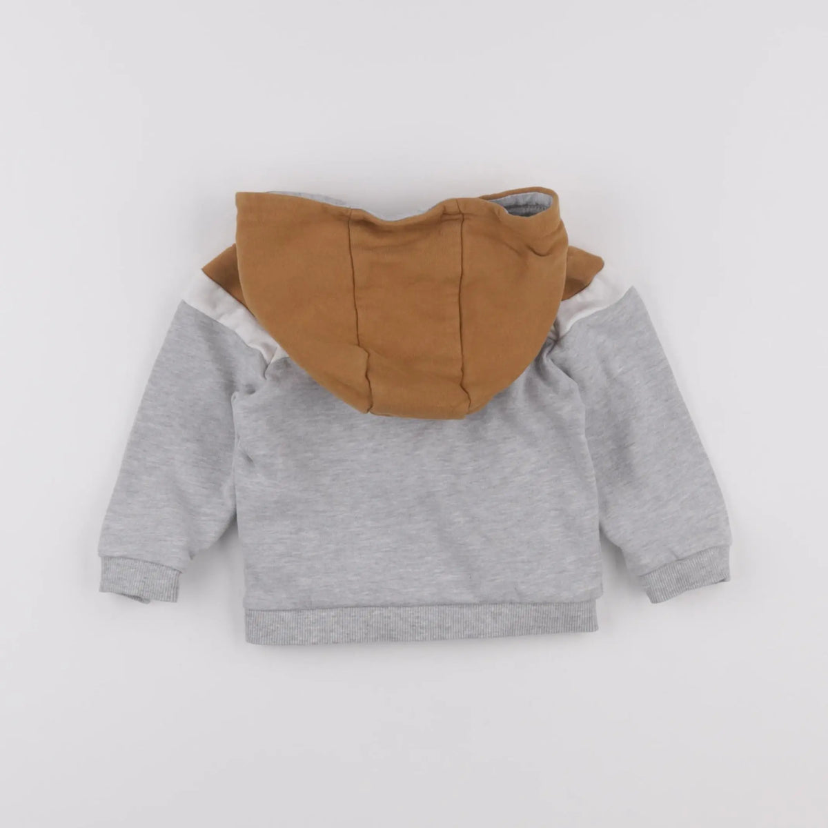 Vertbaudet - sweat gris - 12 mois