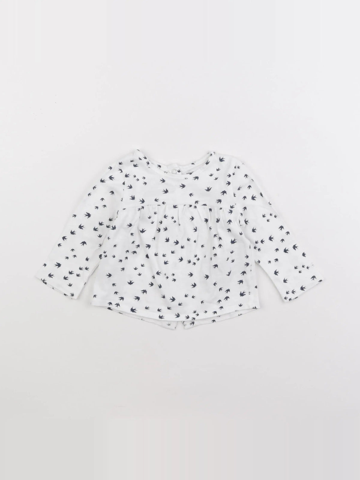 Vertbaudet - tee-shirt blanc - 6 mois