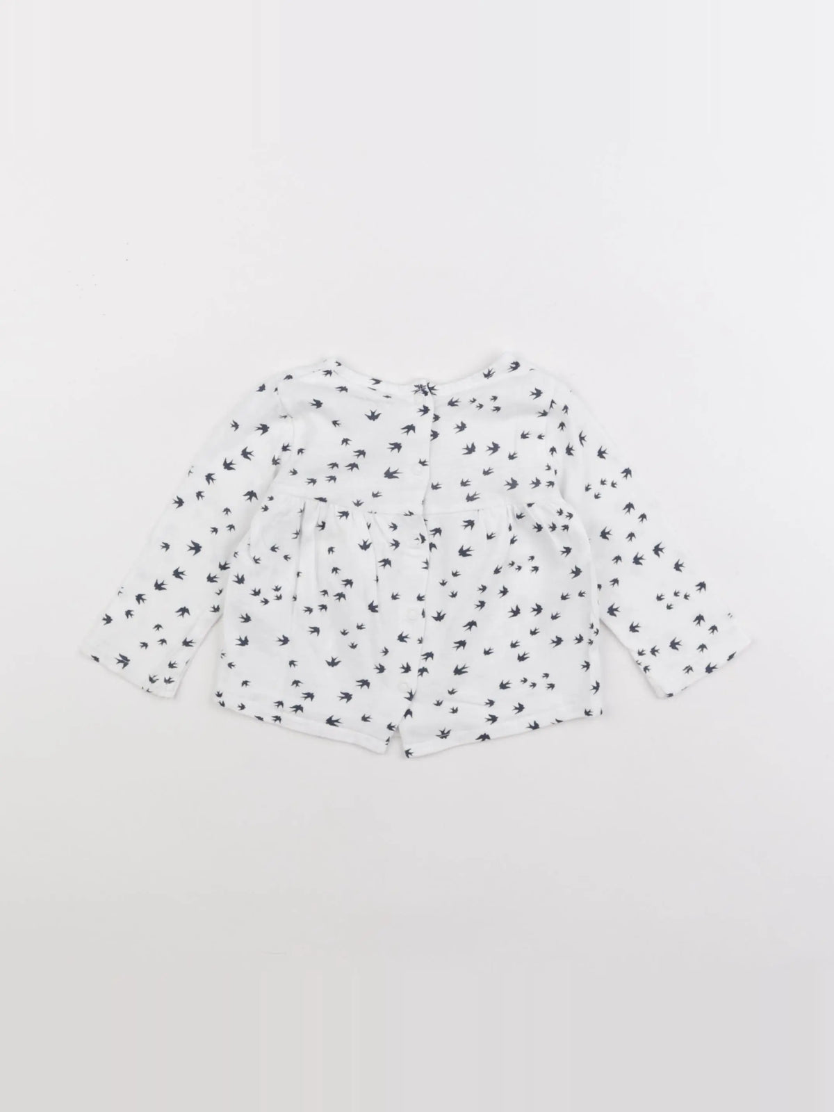 Vertbaudet - tee-shirt blanc - 6 mois
