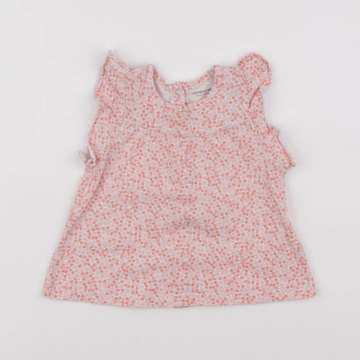 Vertbaudet - tee-shirt orange - 24 mois