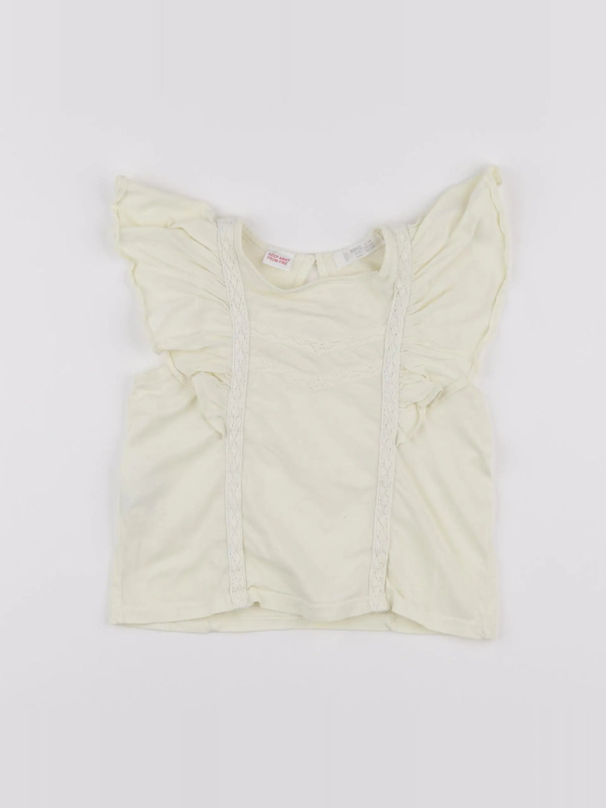 Mango - blouse jaune - 18/24 mois
