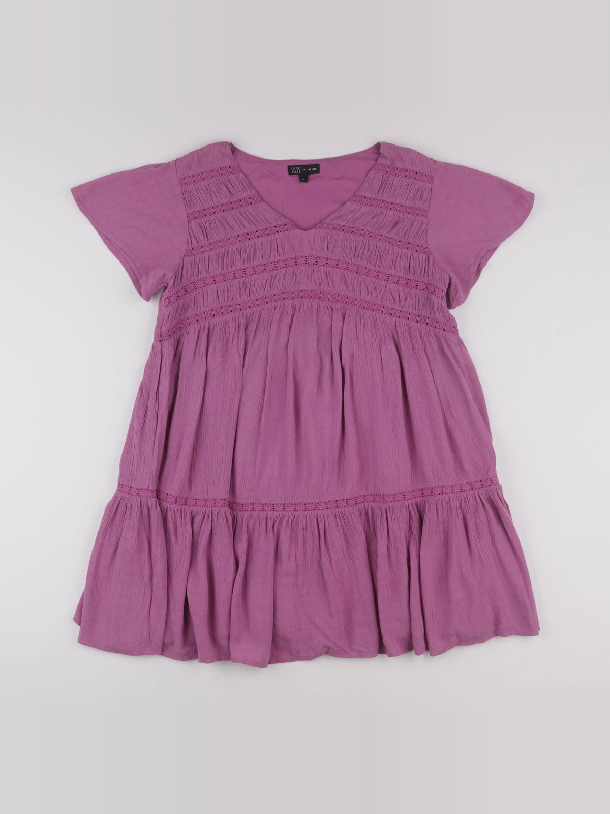 IKKS - robe rose - 12 ans