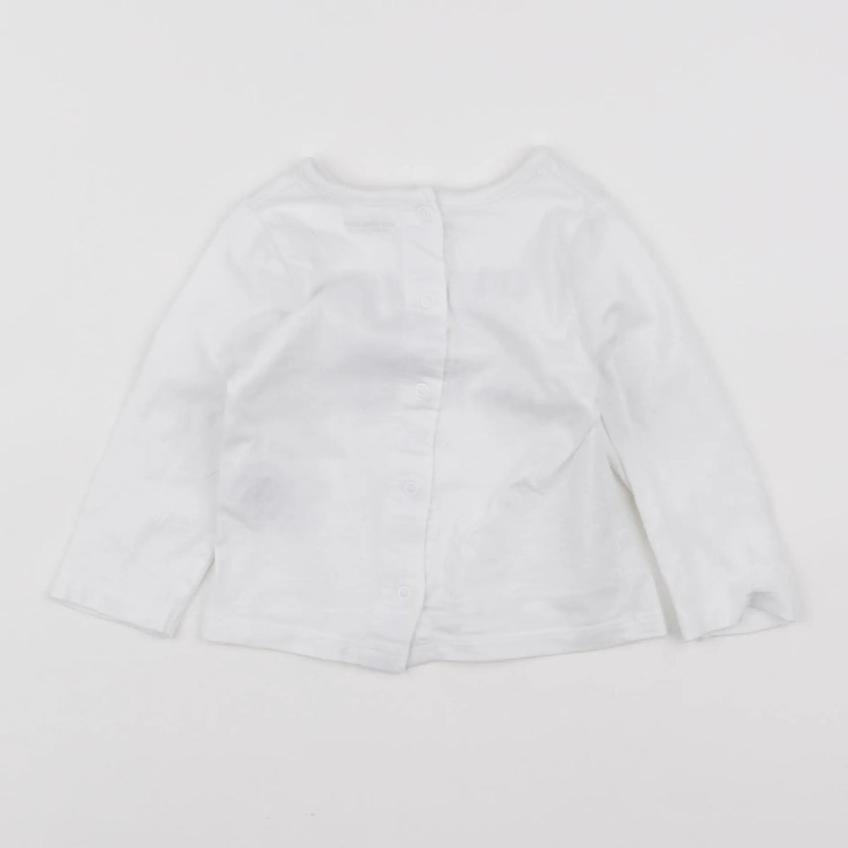 Vertbaudet - tee-shirt blanc - 9 mois