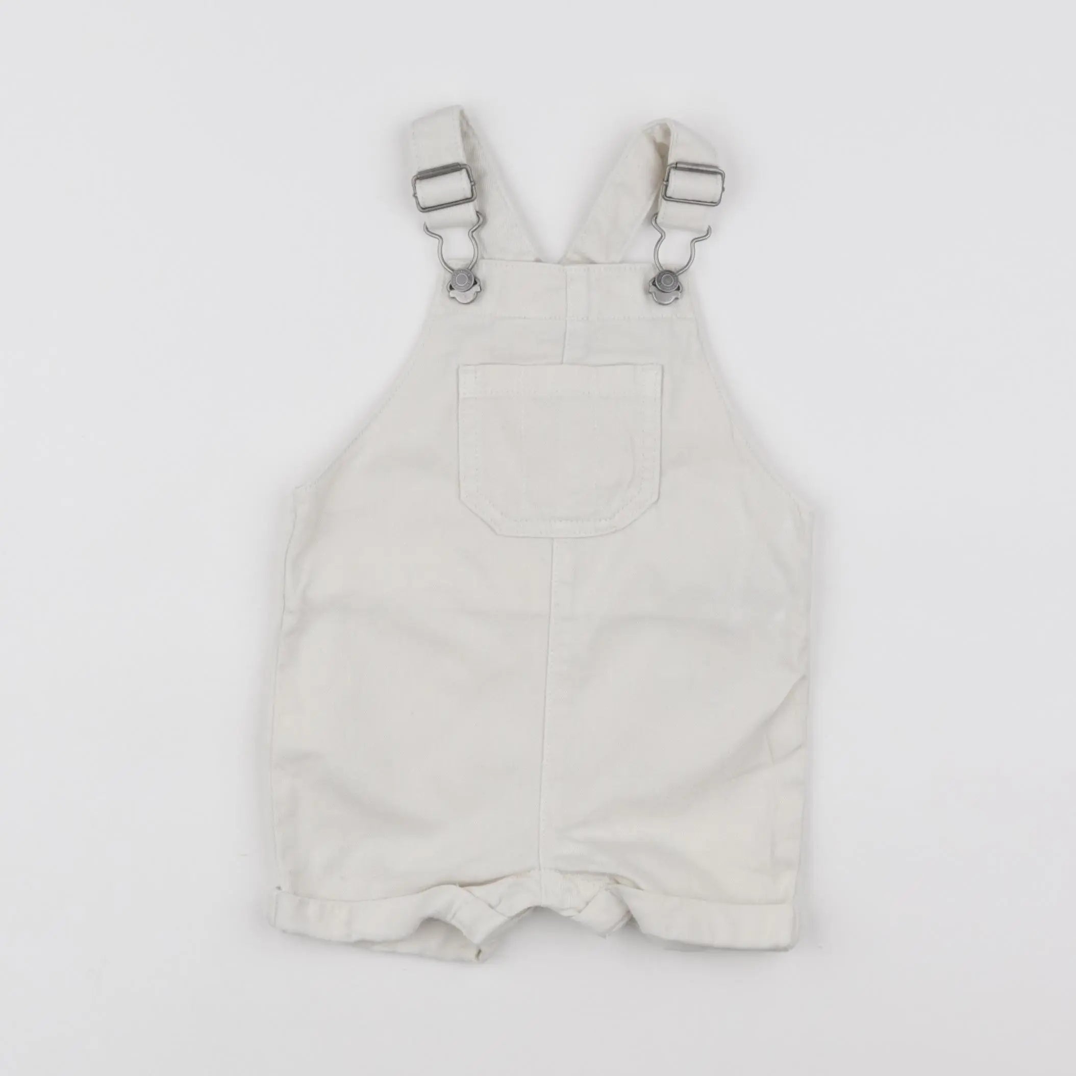 Vertbaudet - salopette beige - 9 mois