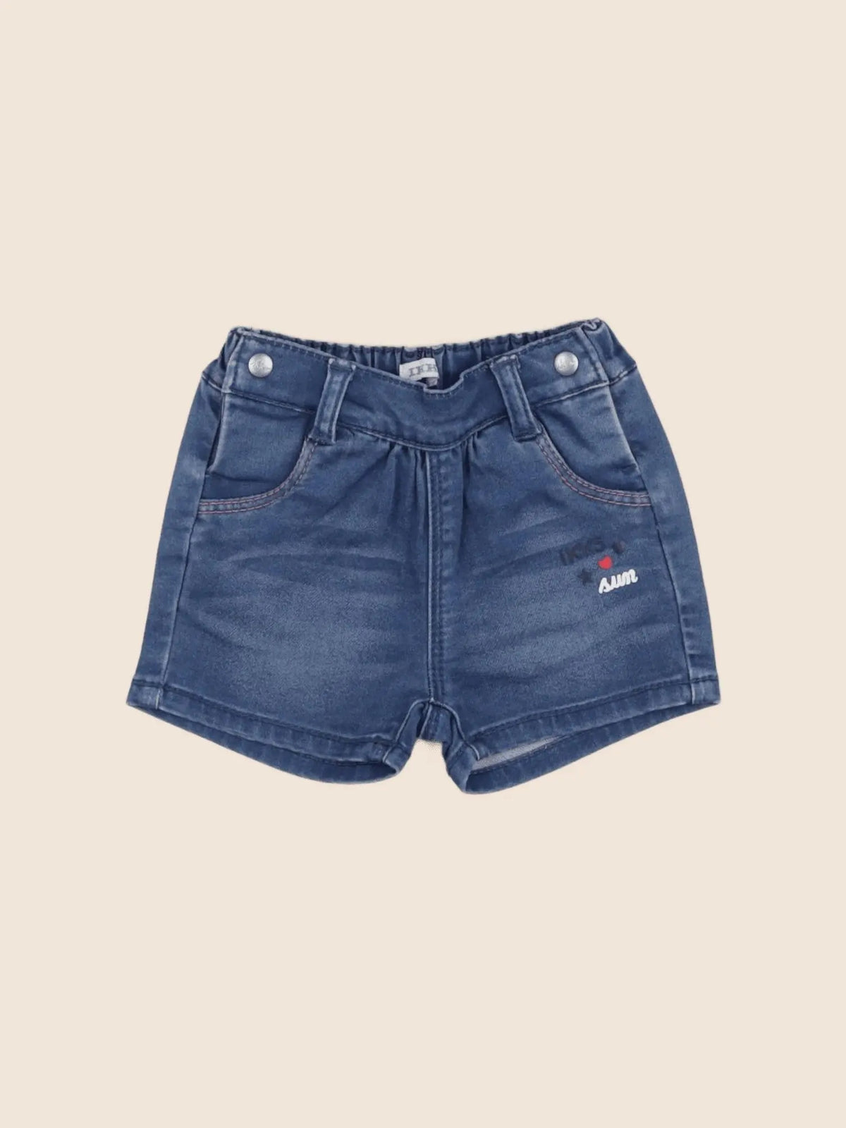 IKKS - short bleu - 12 mois