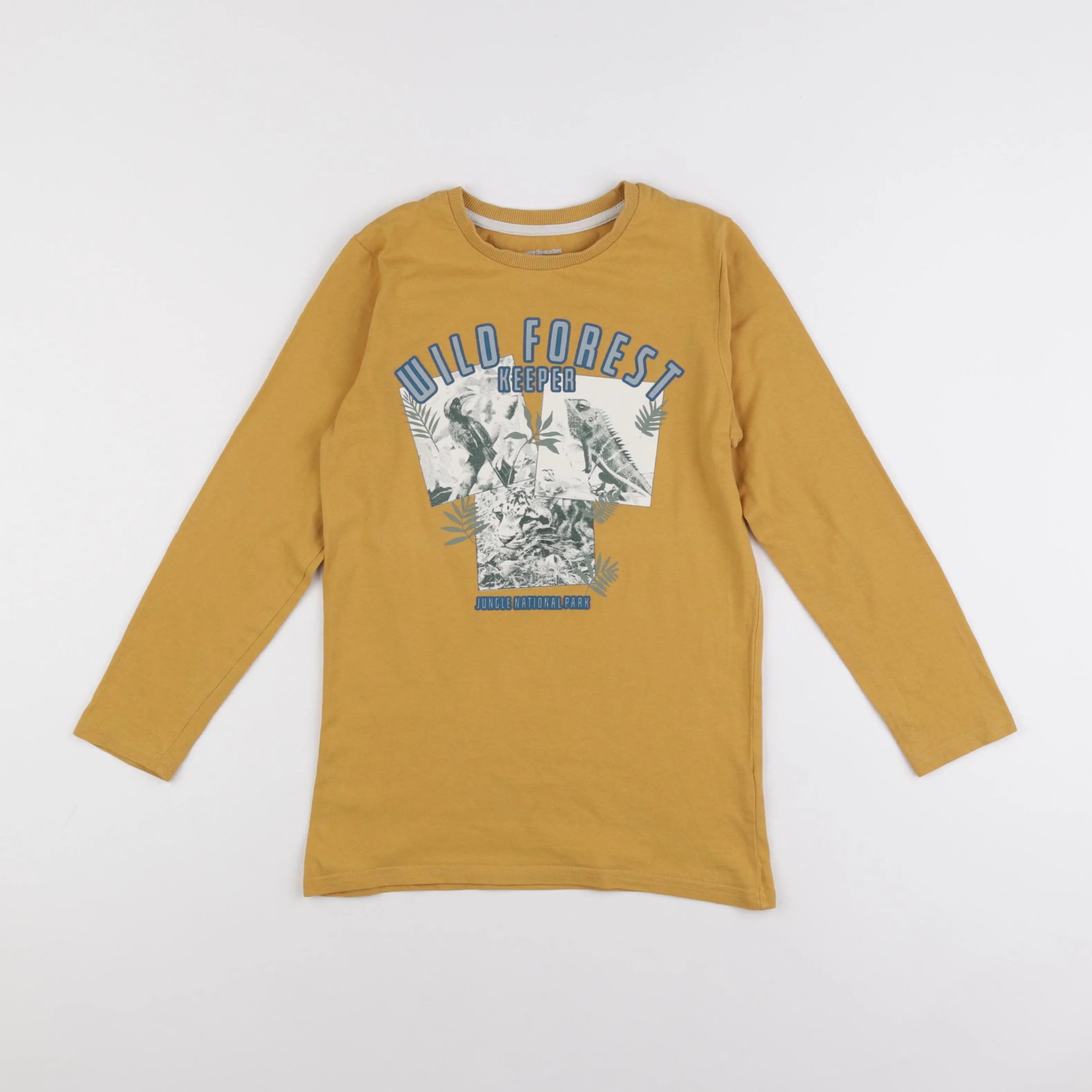 Vertbaudet - tee-shirt jaune - 10 ans